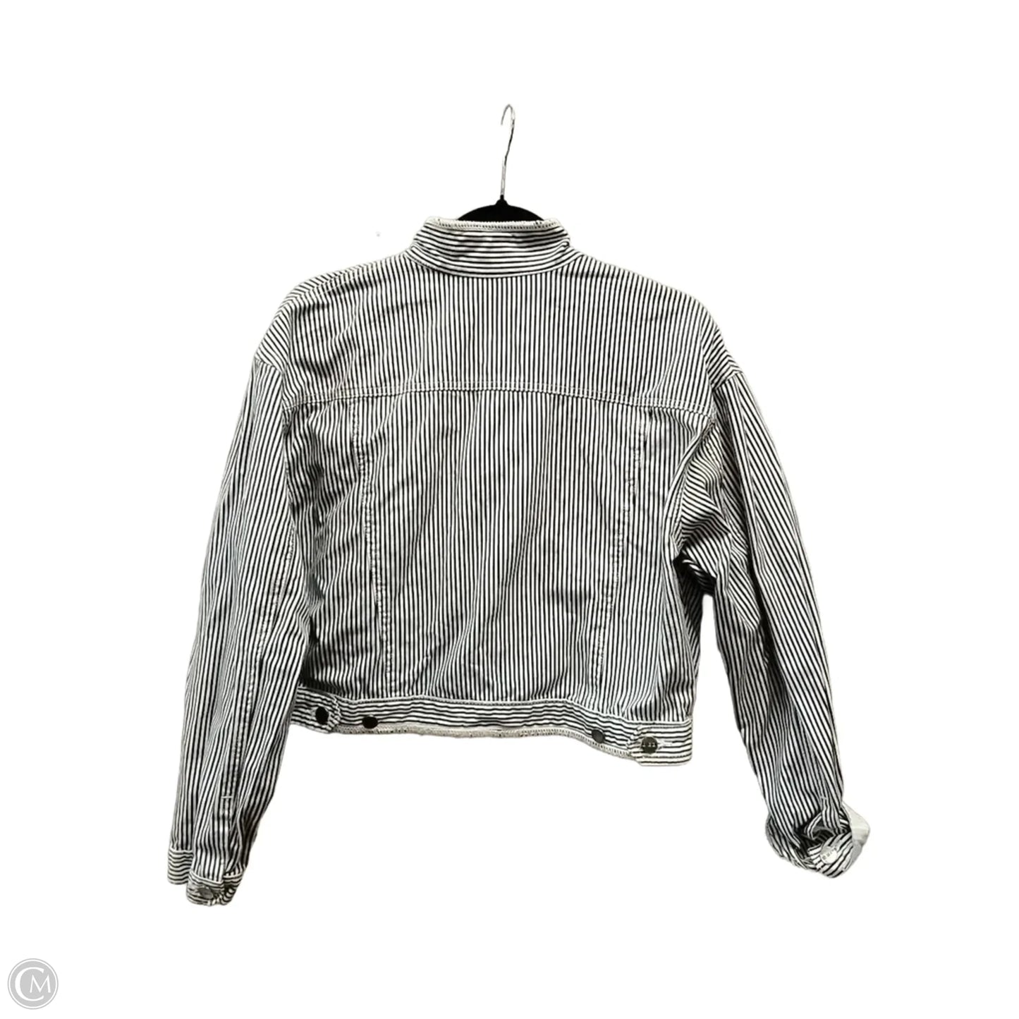 Jacket Other By Deb In Striped Pattern, Size: L