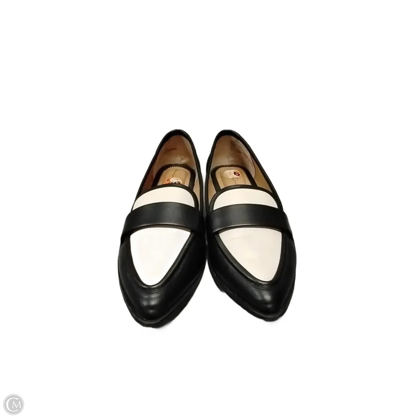 Shoes Flats By Me Too In Black & White, Size: 9.5