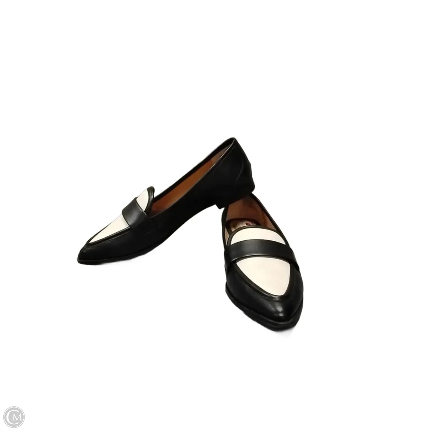 Shoes Flats By Me Too In Black & White, Size: 9.5