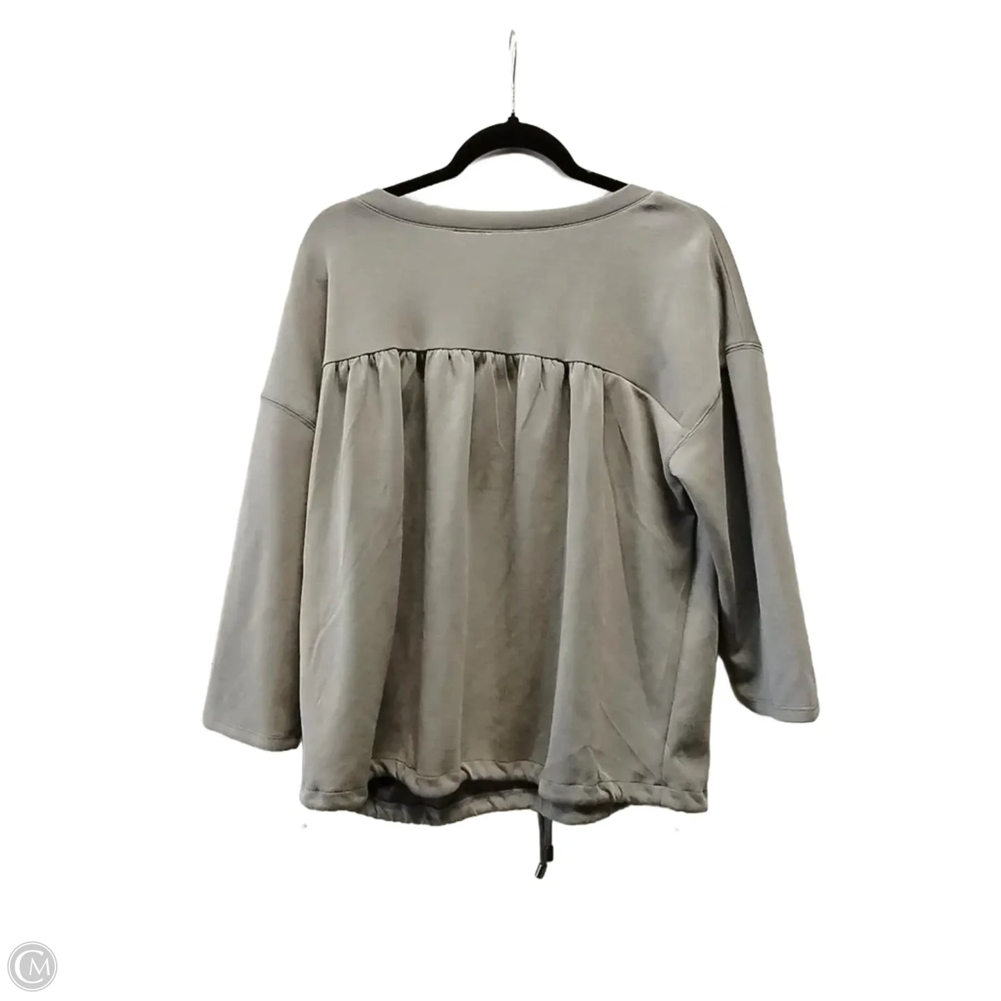 Top Long Sleeve By Clothes Mentor In Grey, Size: L