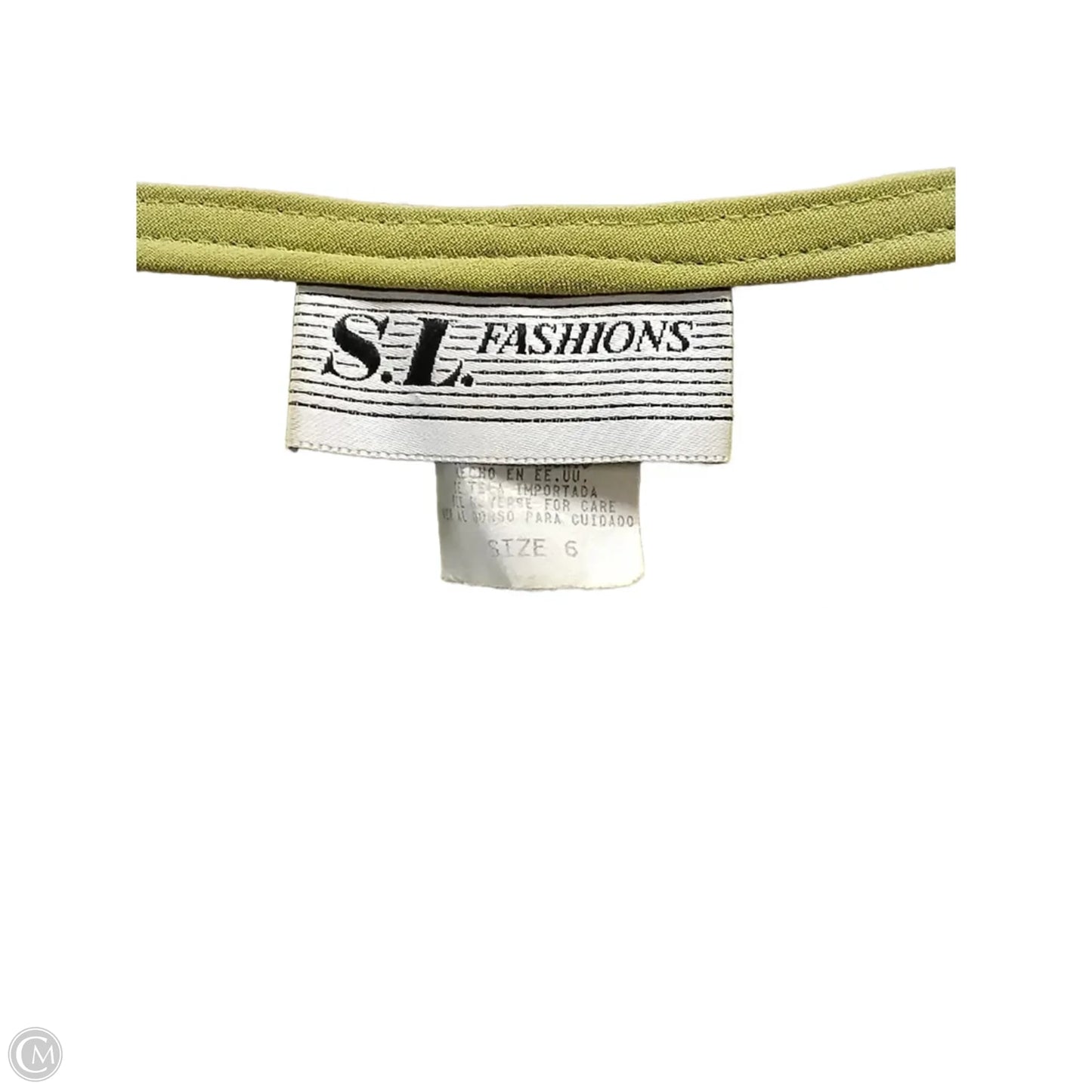 Dress Casual Short By Clothes Mentor In Green, Size: 6