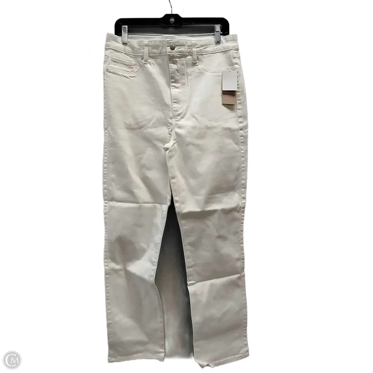 Jeans Skinny By Justfab In White, Size: 18
