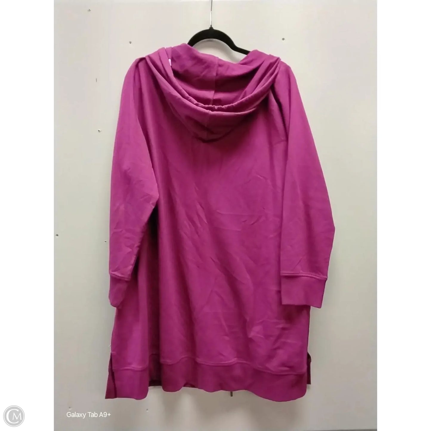 Athletic Jacket By D&co. In Purple, Size: 2x