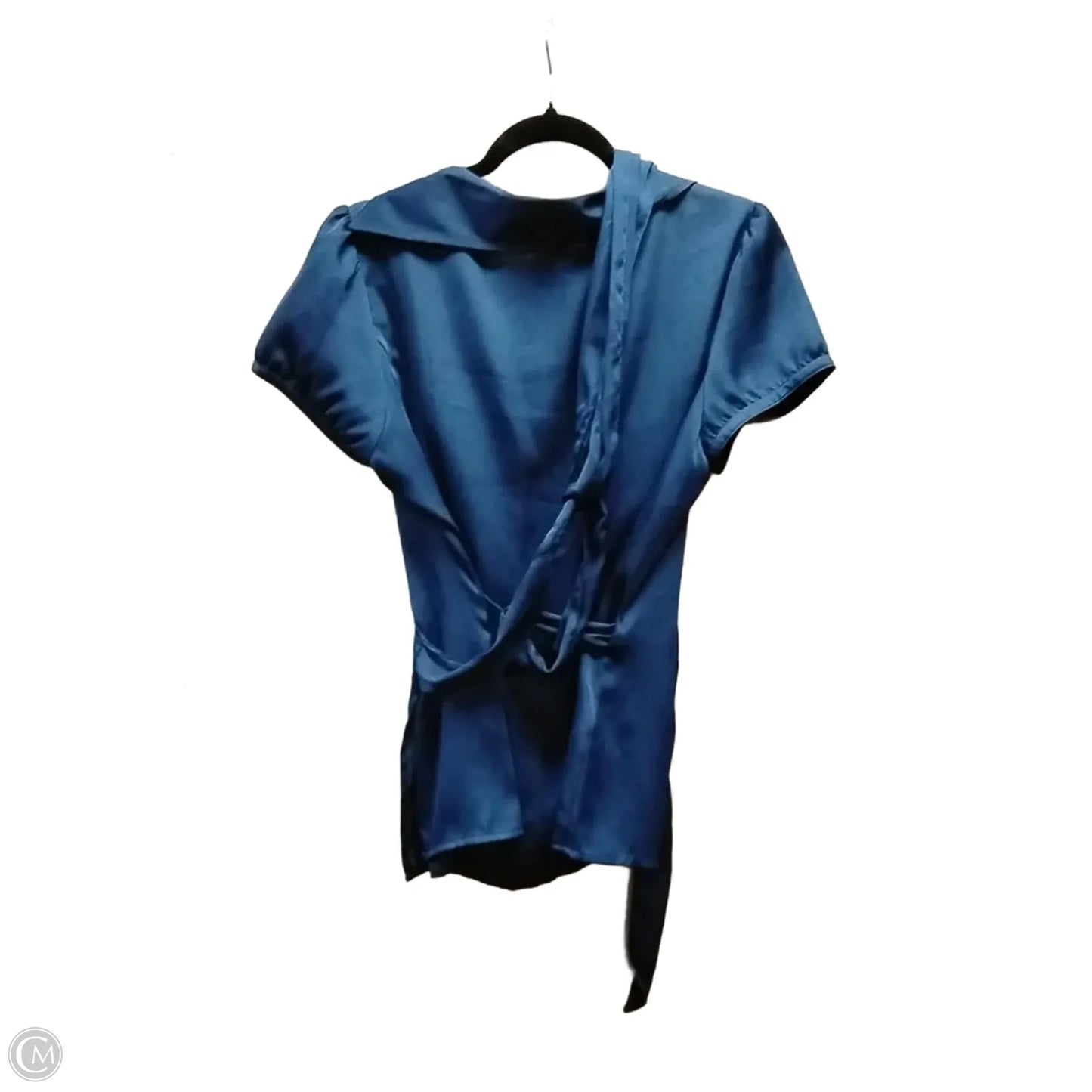Top Short Sleeve By Loft In Blue, Size: 12