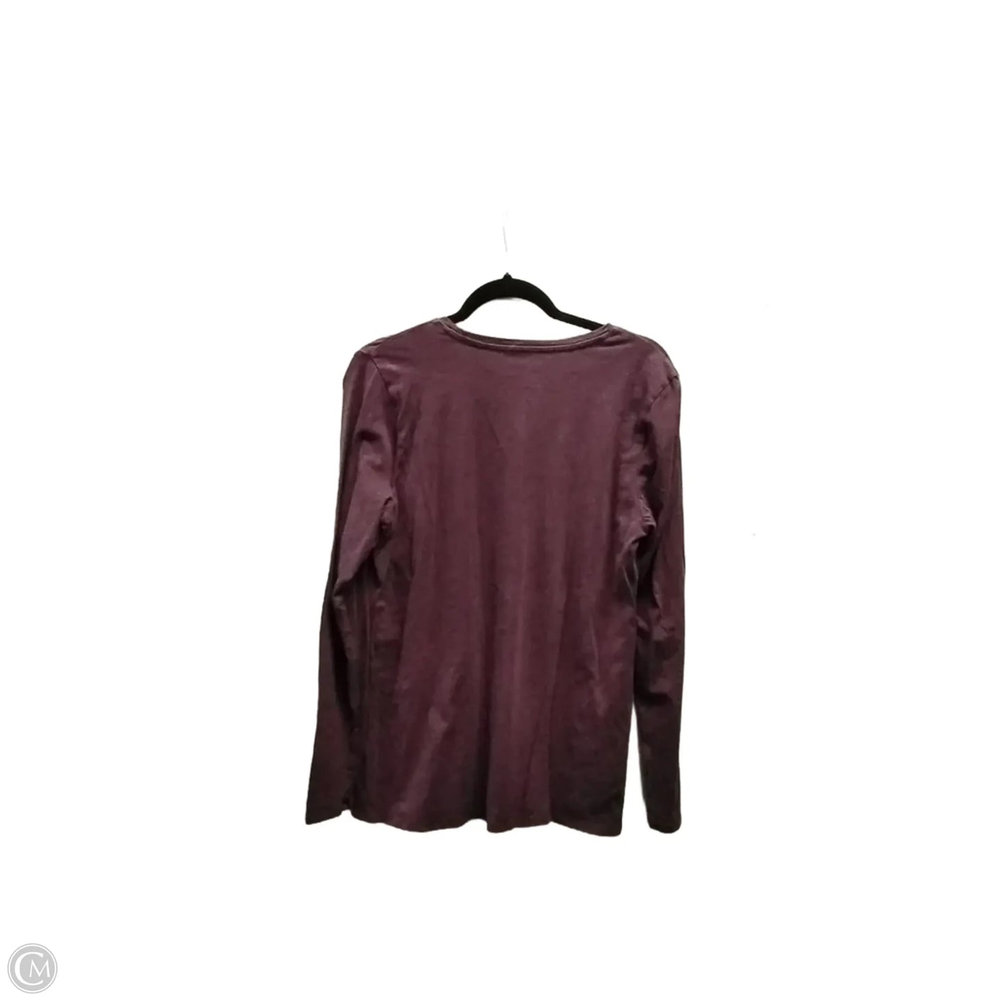 Top Long Sleeve Basic By Pure Jill In Red, Size: M