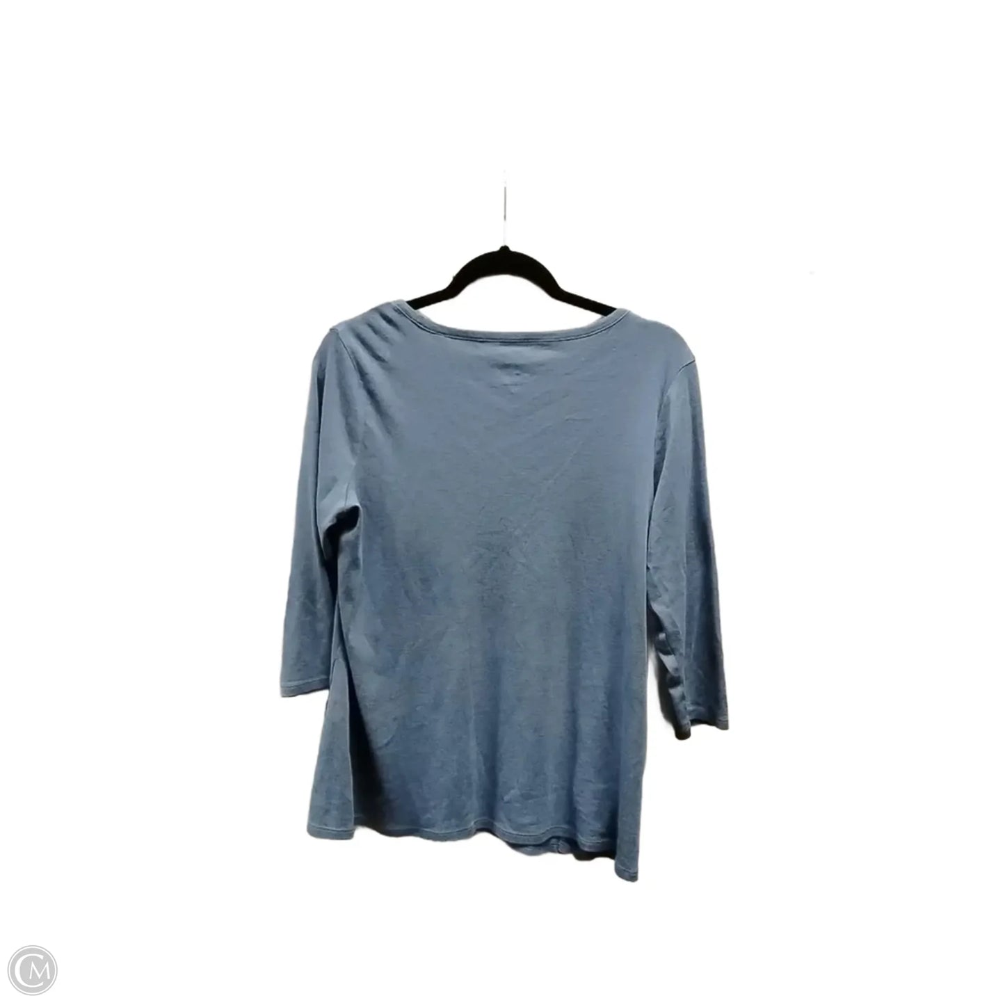 Top Long Sleeve Basic By Pure Jill In Blue, Size: M