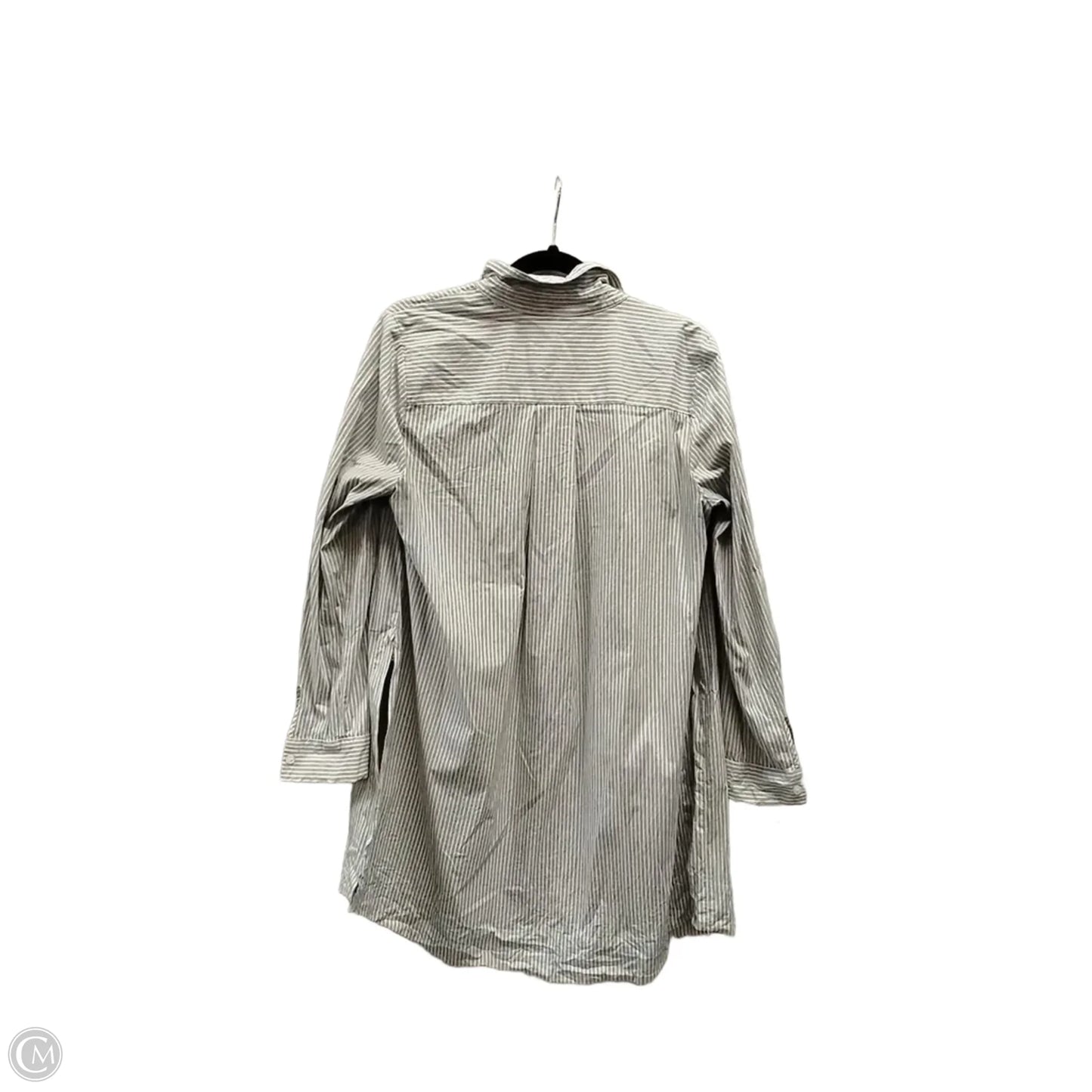 Top Long Sleeve By Marled In Striped Pattern, Size: L