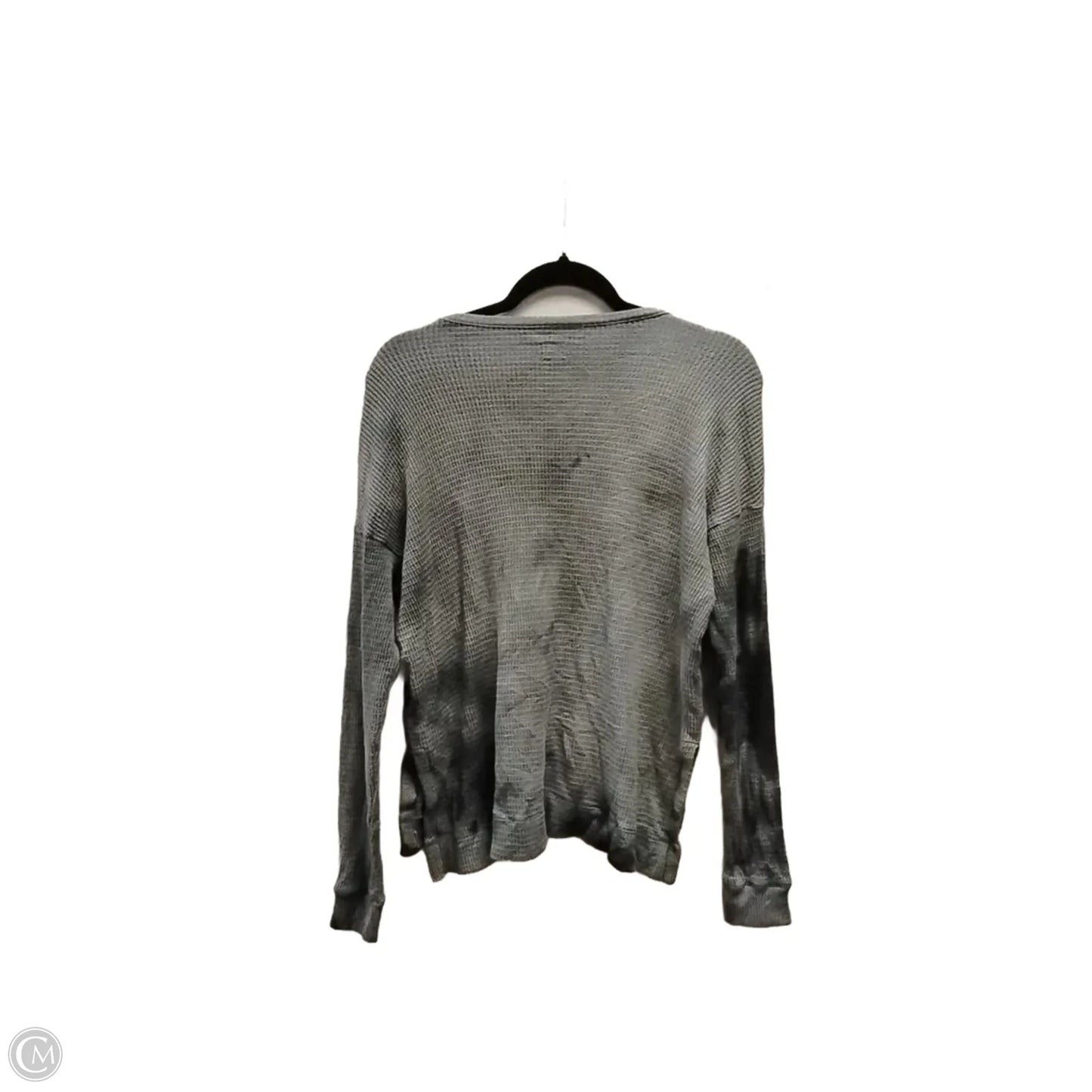 Top Long Sleeve By American Eagle In Grey, Size: Xs