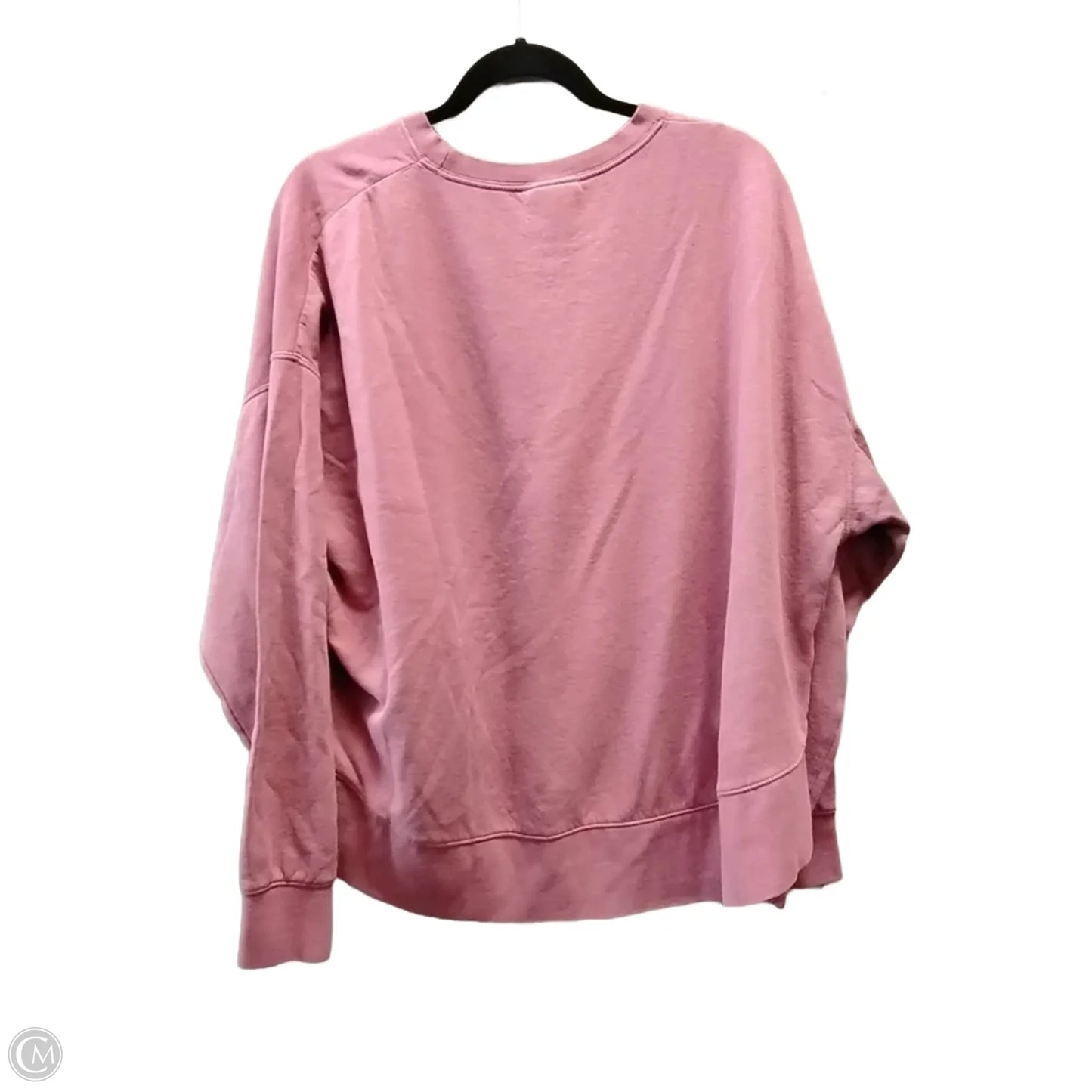 Sweatshirt Crewneck By Nike In Pink, Size: L