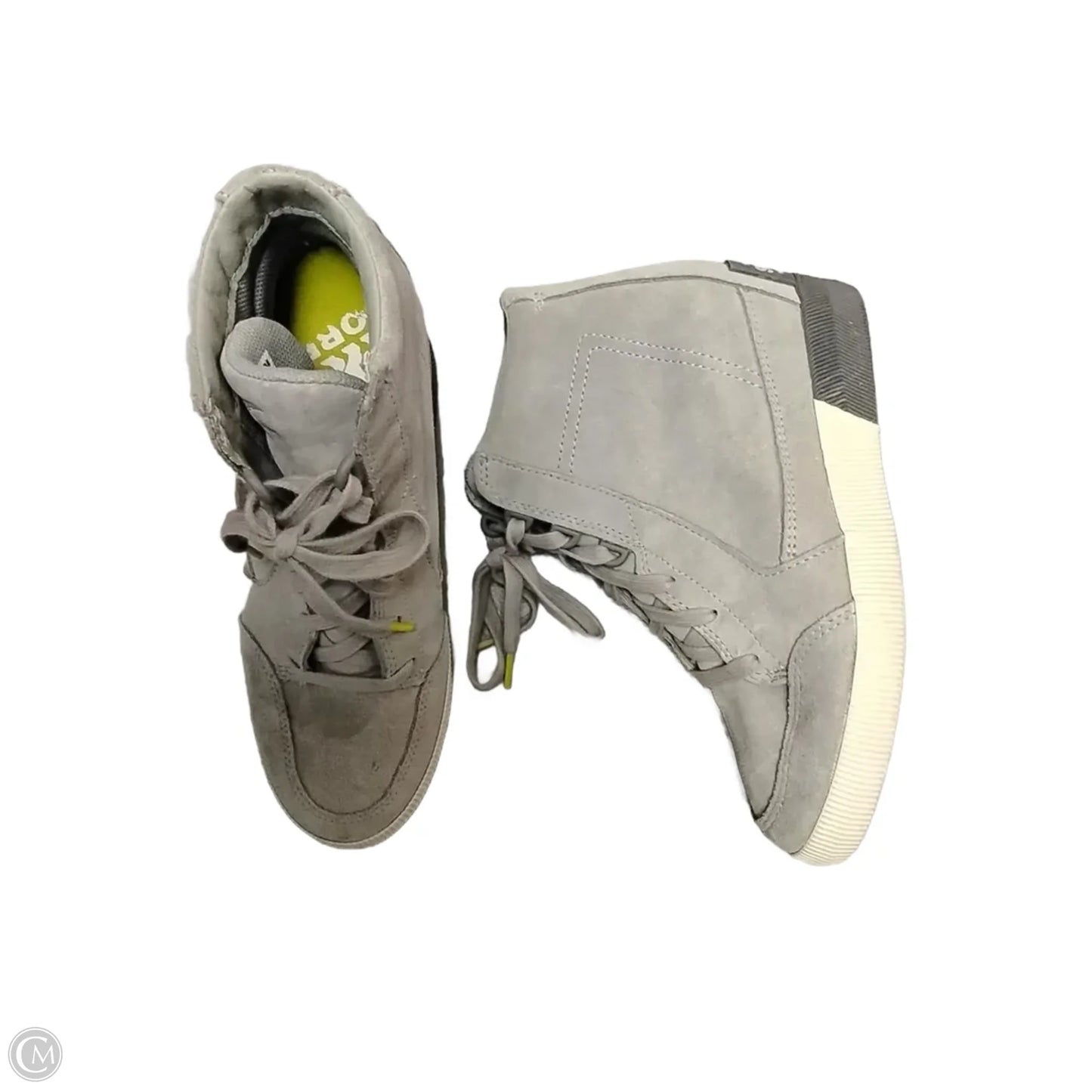 Boots Ankle Heels By Sorel In Green, Size: 8