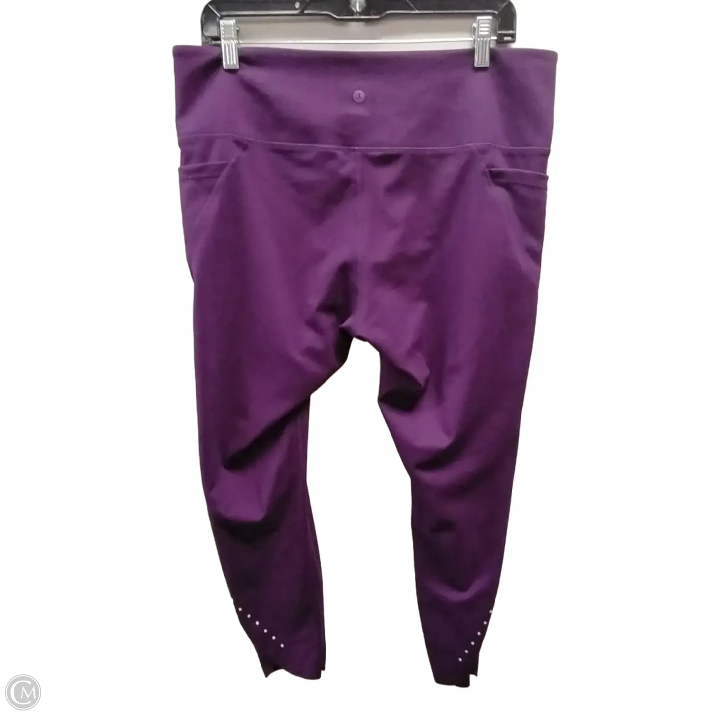 Athletic Leggings Capris By Danskin In Purple, Size: Xl
