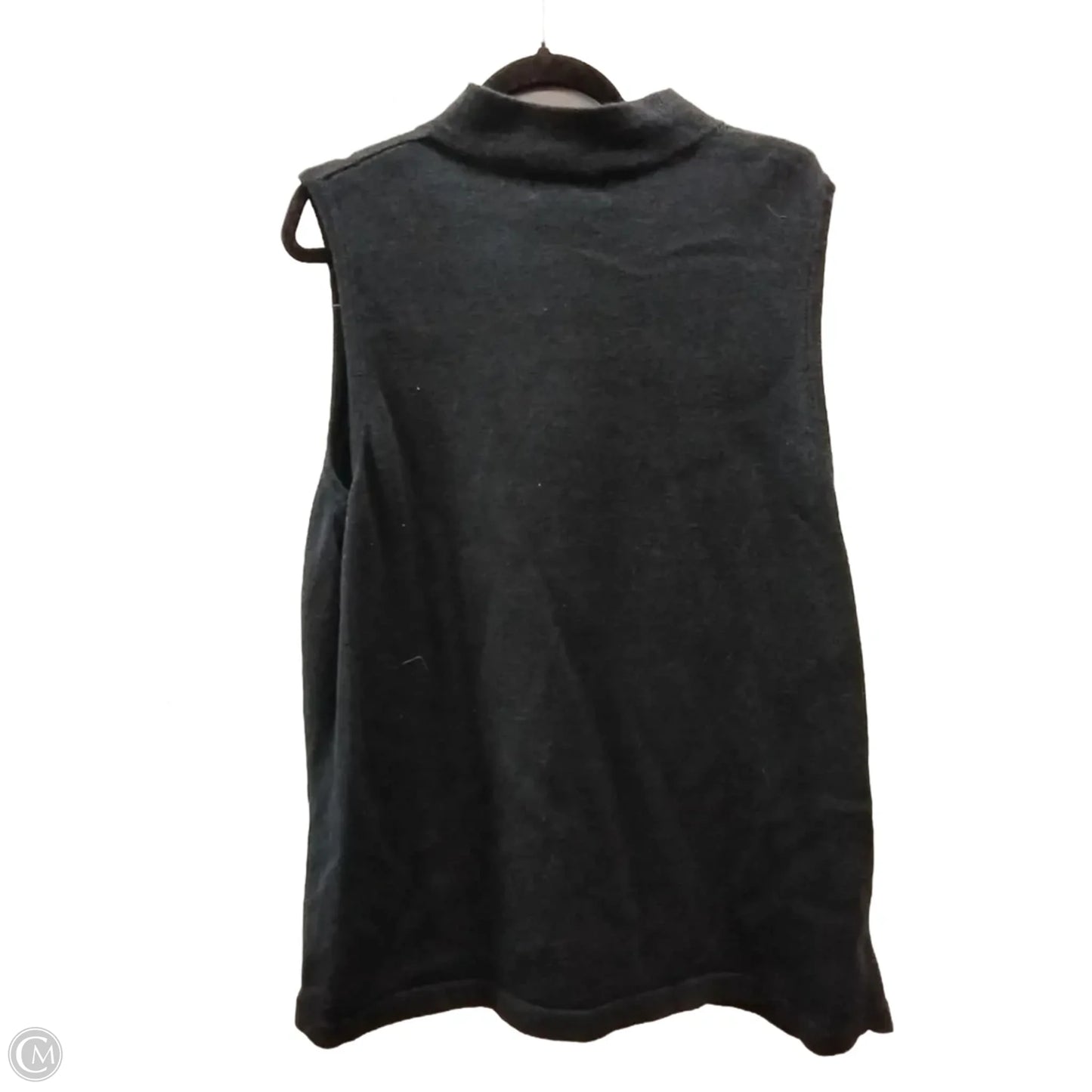Vest Sweater By Nouveau In Black, Size: 3x