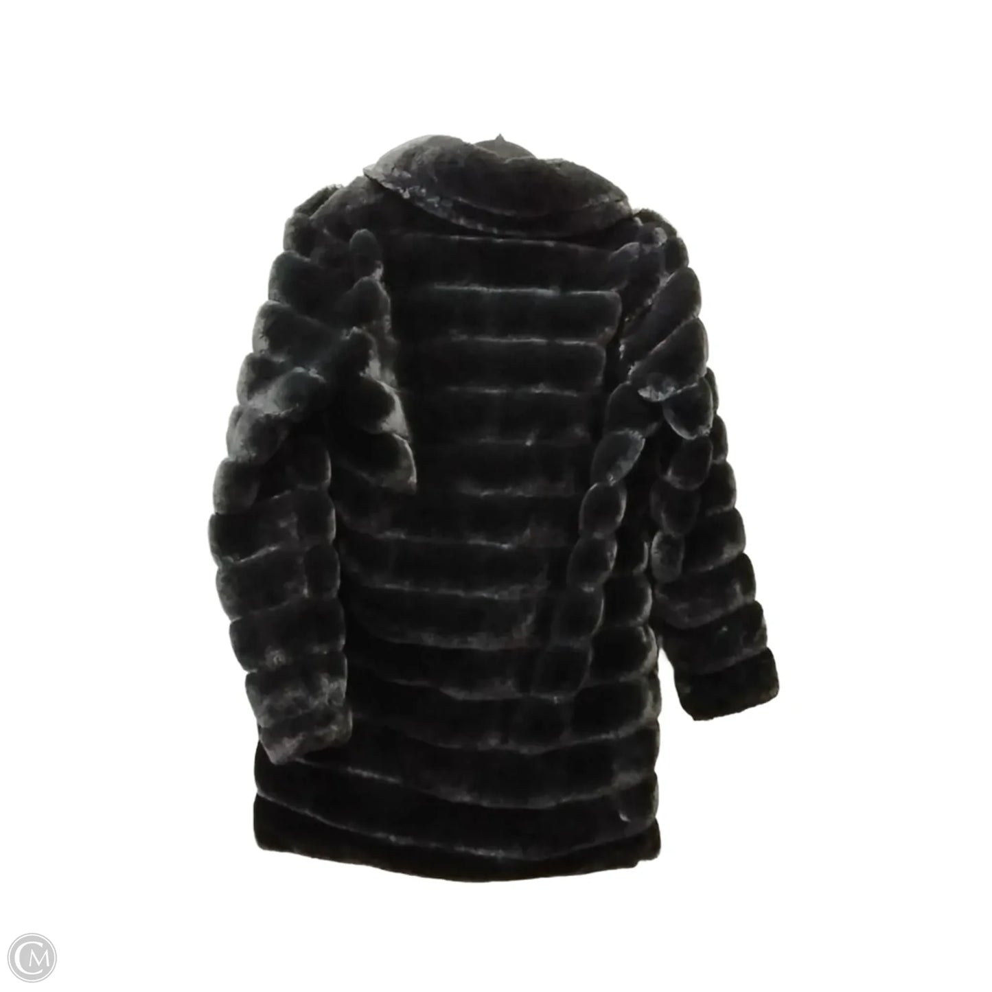 Coat Faux Fur & Sherpa By Clothes Mentor In Black, Size: S