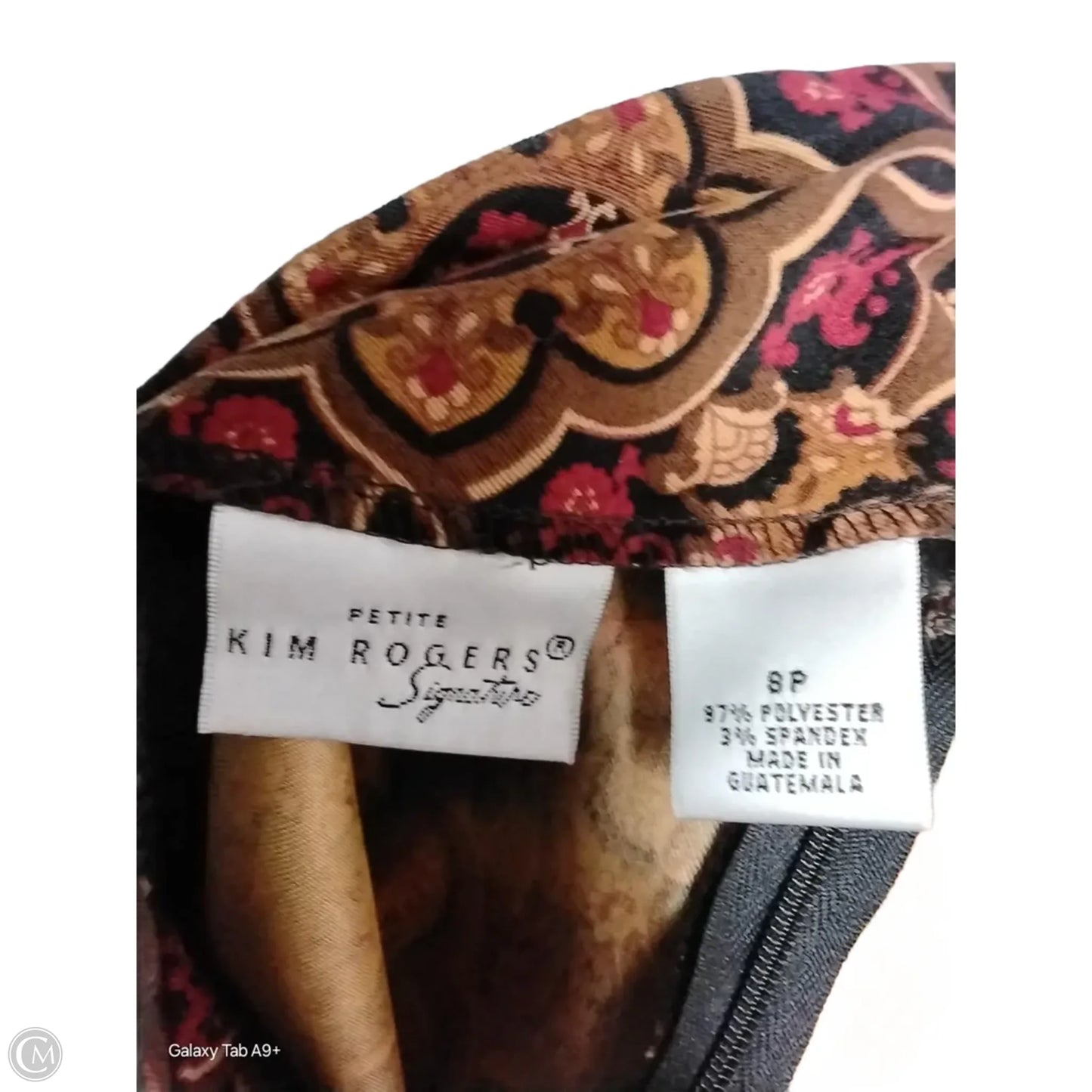 Skirt Midi By Kim Rogers In Geometric Pattern, Size: 6p