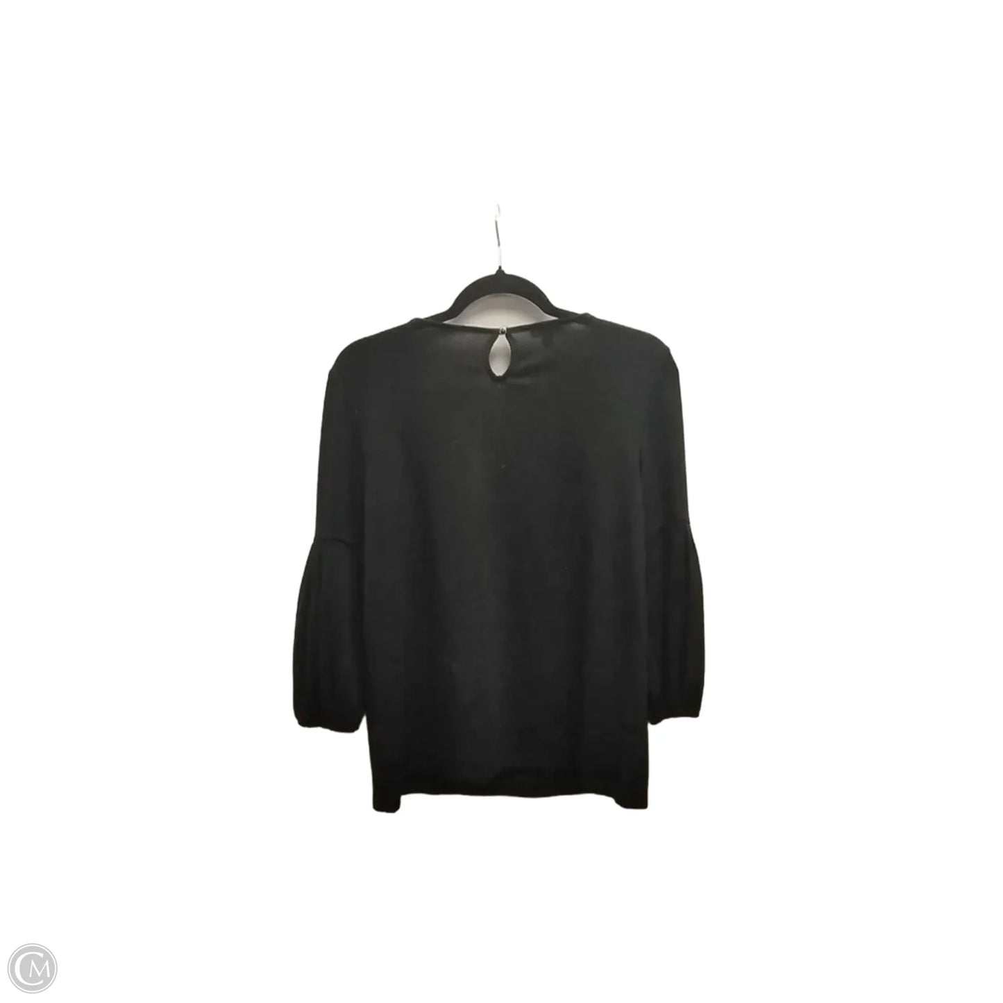 Top Long Sleeve By Talbots In Black, Size: S
