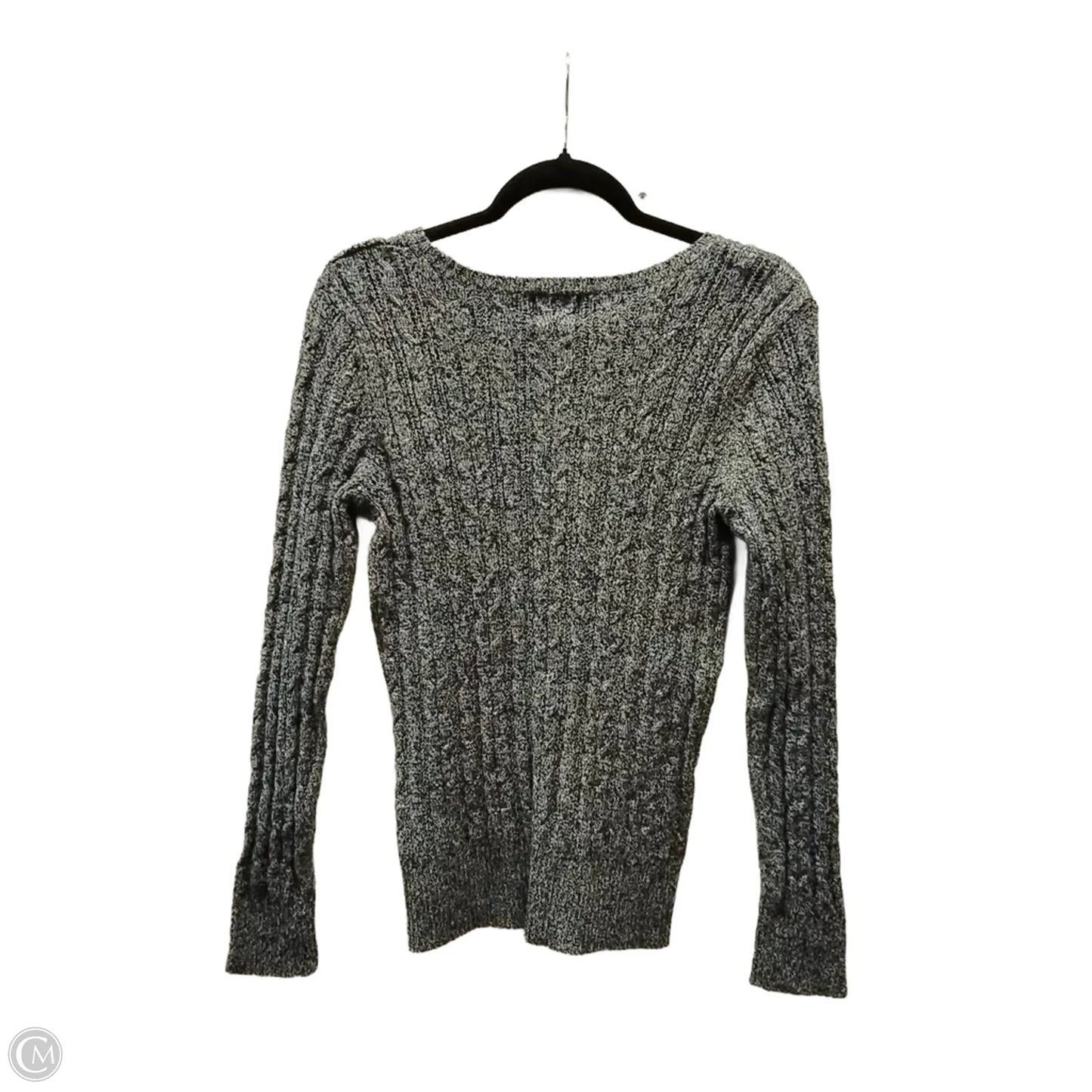 Top Long Sleeve By St Johns Bay In Grey, Size: M