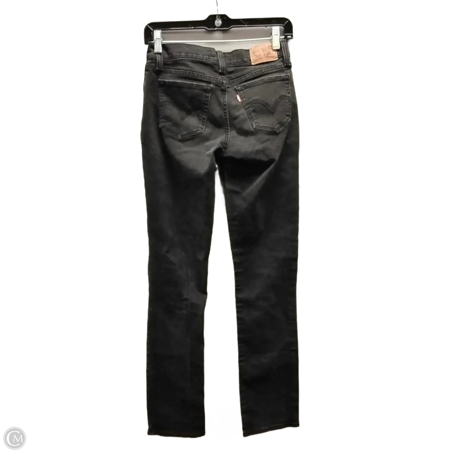 Jeans Straight By Levis In Black, Size: 0