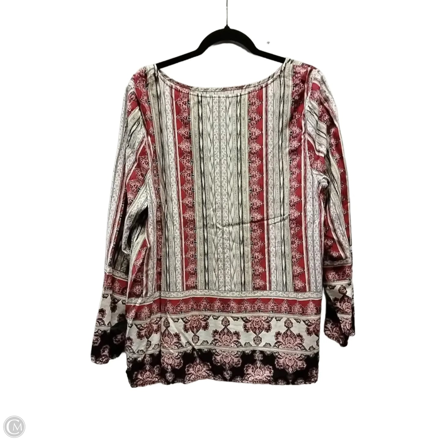 Top Long Sleeve By J. Jill In Striped Pattern, Size: Xl