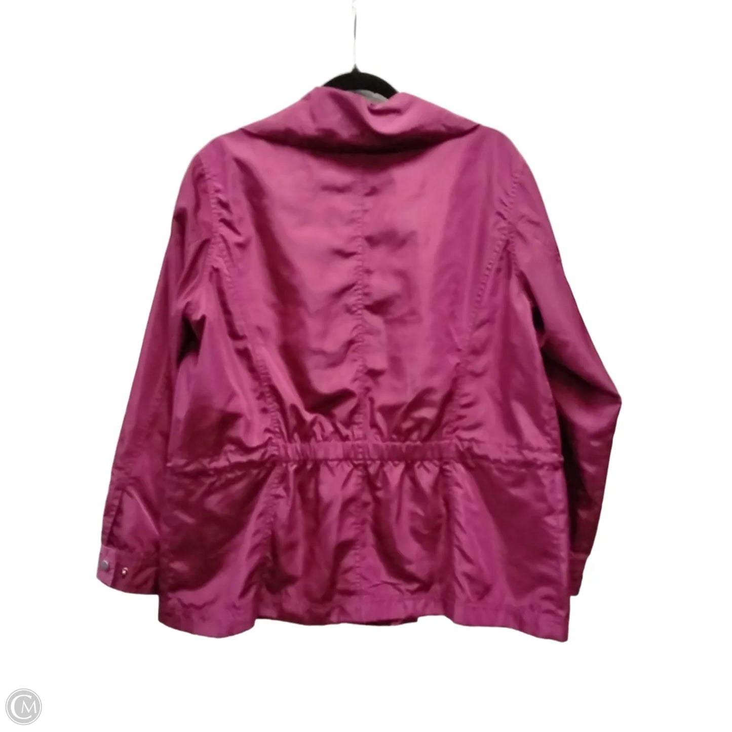 Jacket Windbreaker By Coldwater Creek In Red, Size: Xl