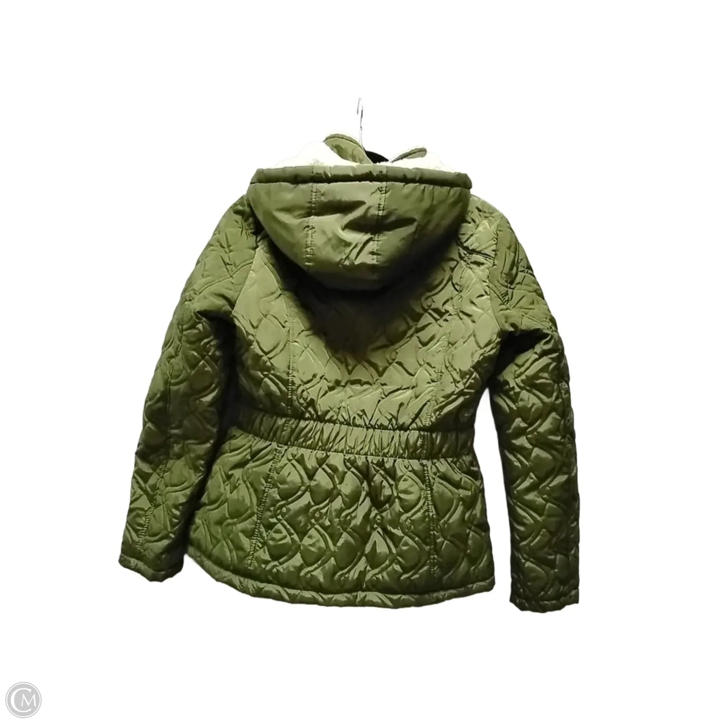 Coat Puffer & Quilted By Ci Sono In Green, Size: M