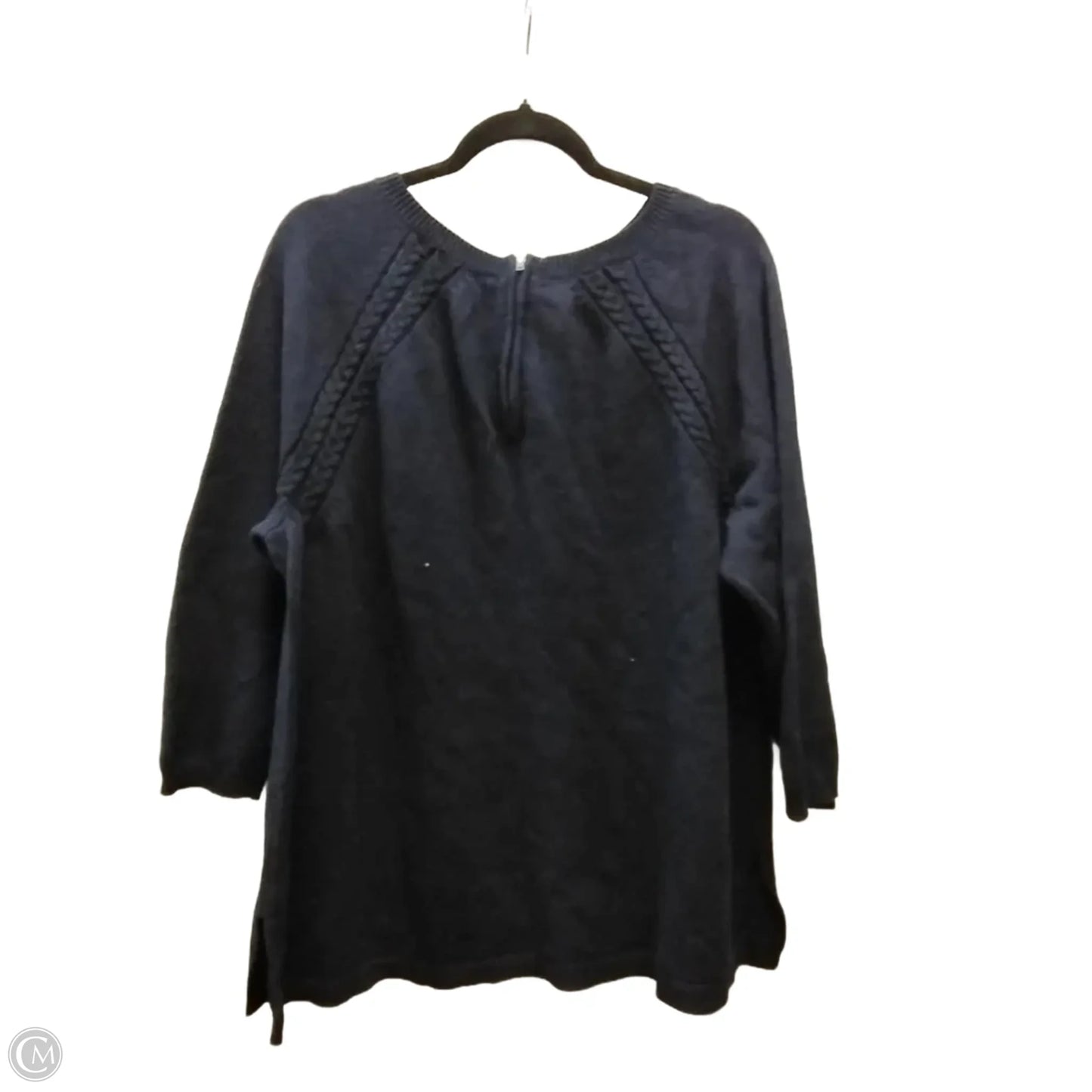 Sweater By Talbots In Blue, Size: 2x