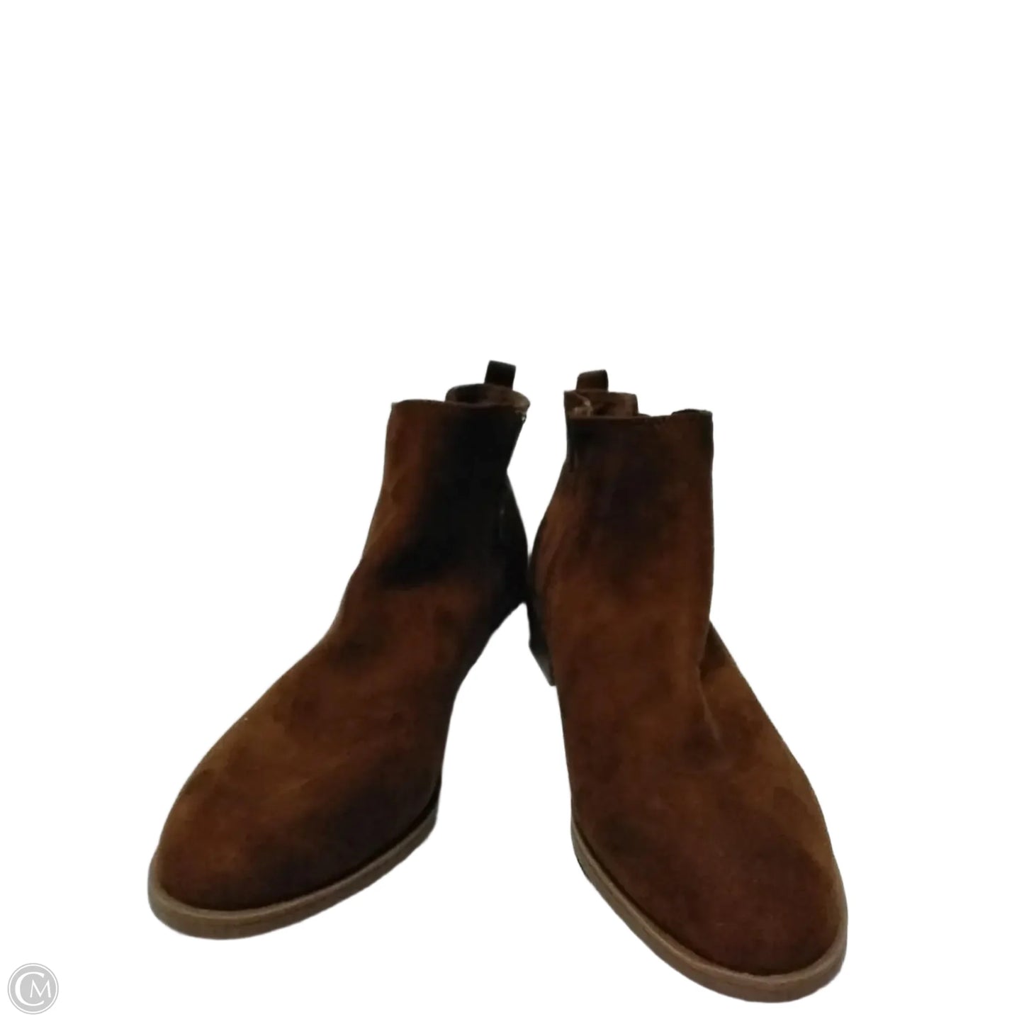 Boots Ankle Heels By So In Brown, Size: 9