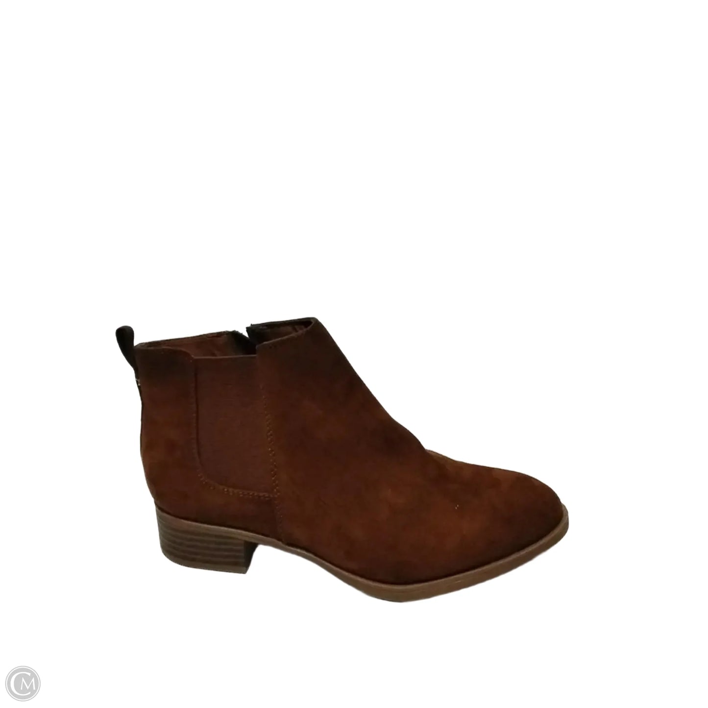 Boots Ankle Heels By So In Brown, Size: 9