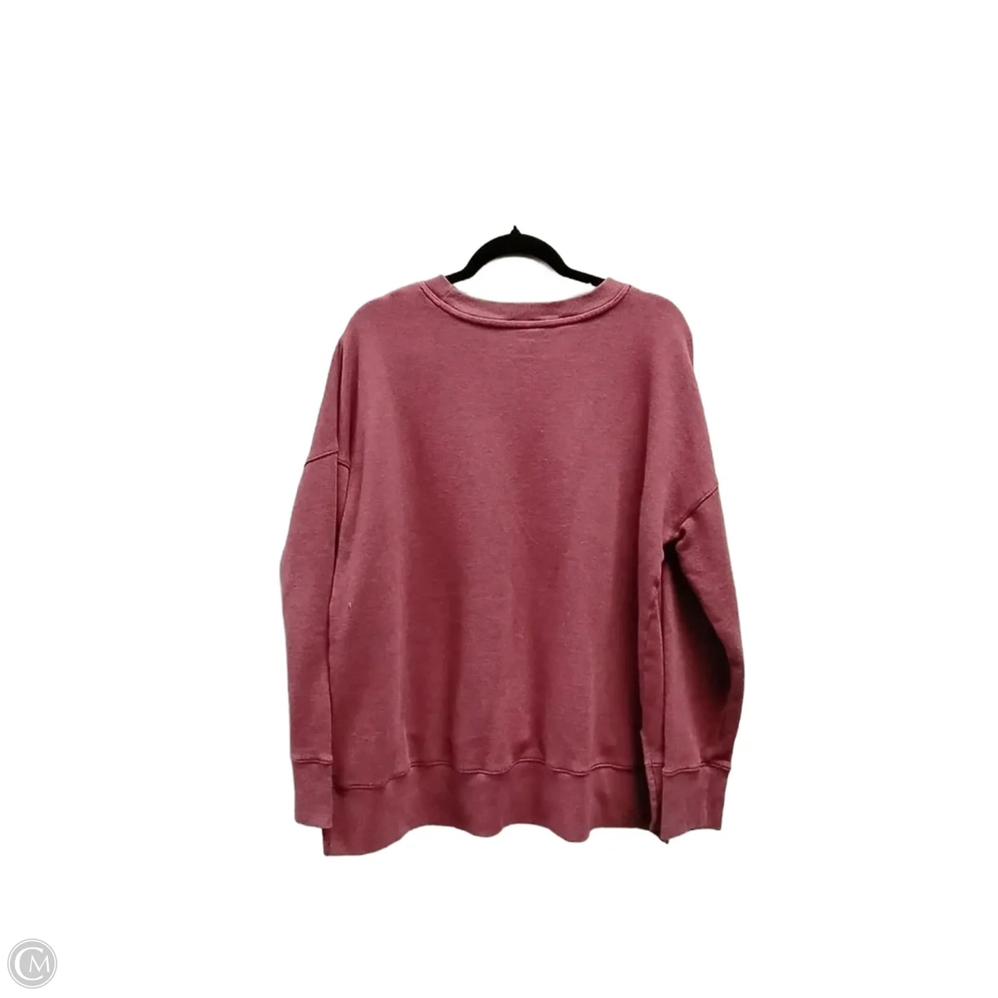 Sweatshirt Crewneck By Time And Tru In Red, Size: L