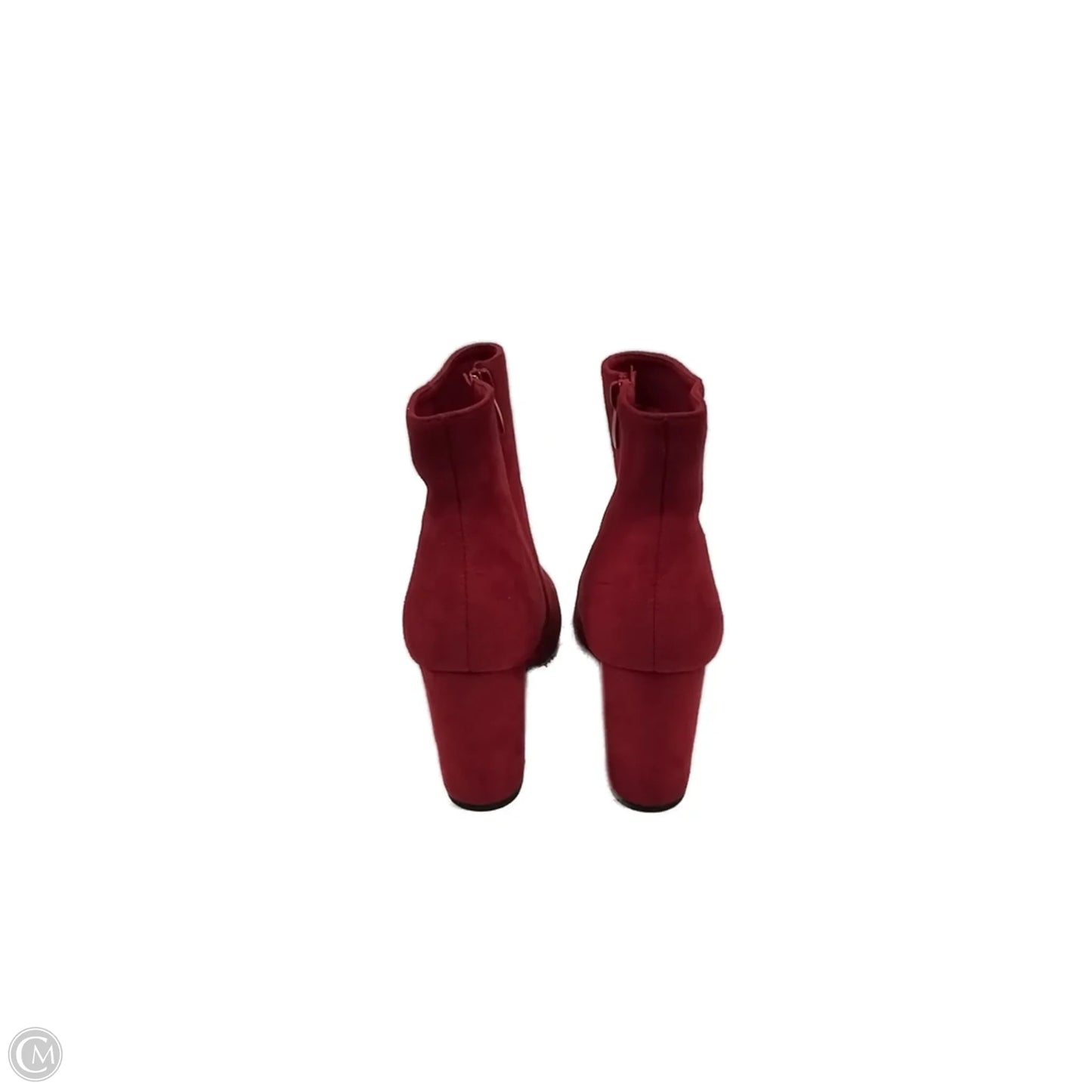 Boots Ankle Heels By Cmf In Red, Size: 8