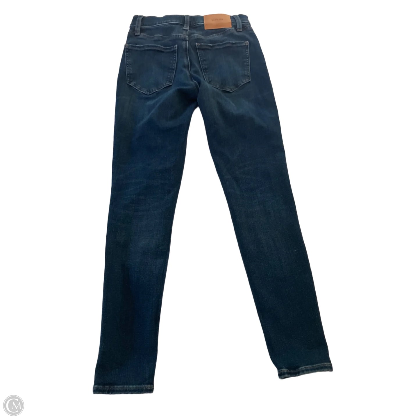 Jeans Skinny By Express In Blue Denim, Size: 0