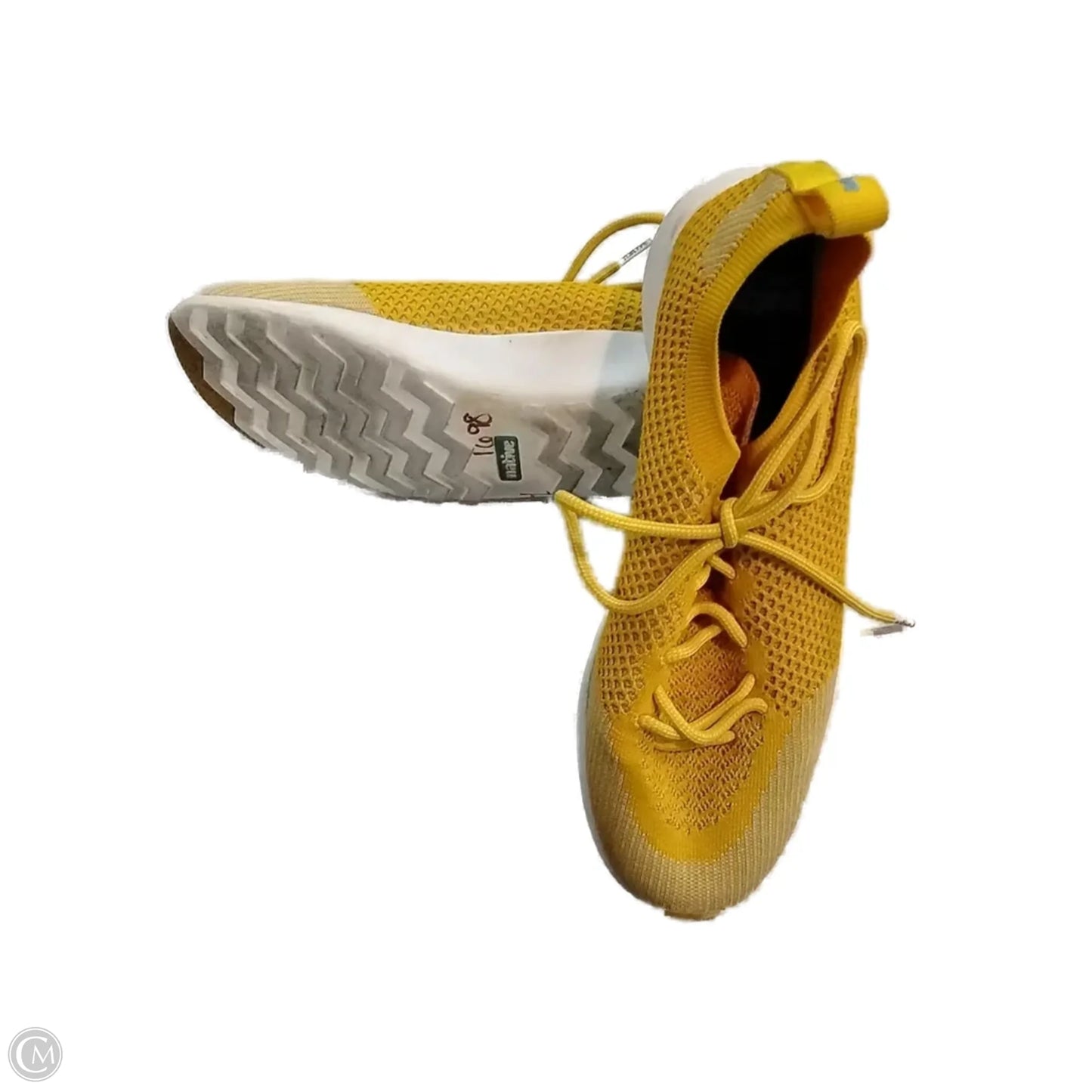 Shoes Athletic By Clothes Mentor In Yellow, Size: 7.5