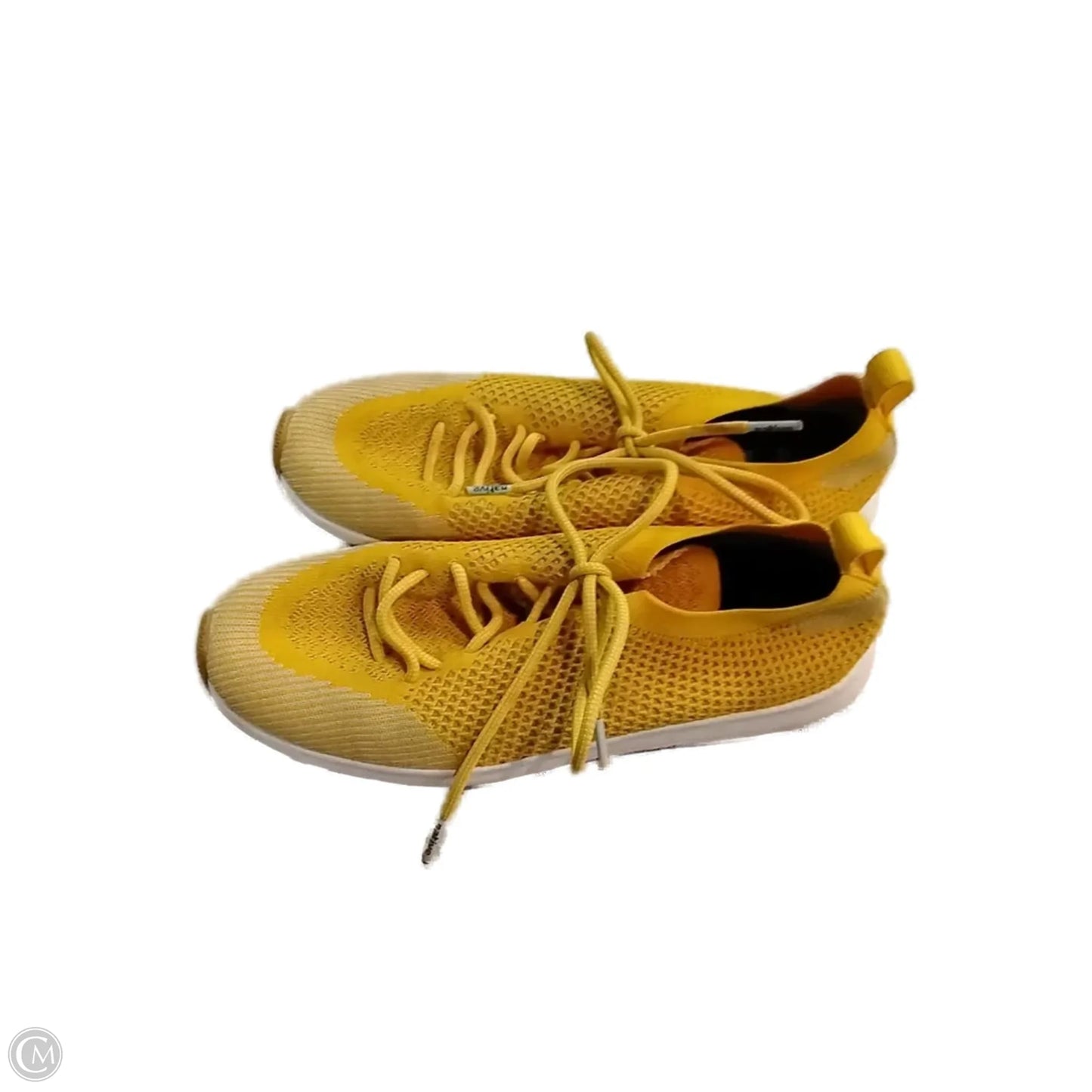 Shoes Athletic By Clothes Mentor In Yellow, Size: 7.5