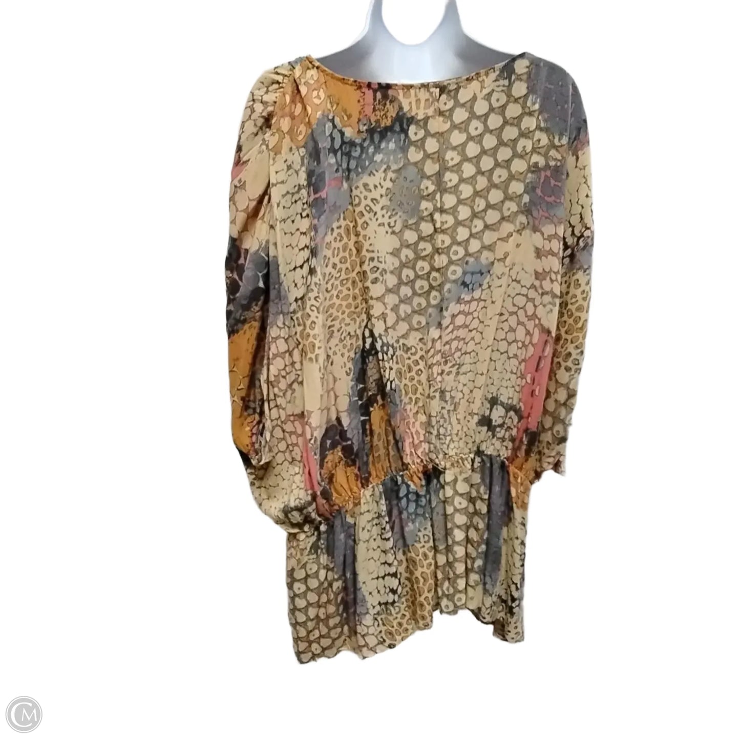 Blouse Short Sleeve By Venus In Multi-colored, Size: 2x