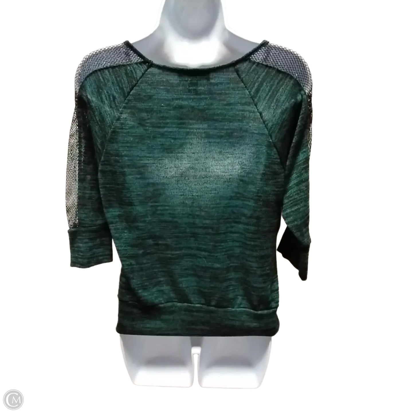 Top 3/4 Sleeve By Bcx In Green, Size: M
