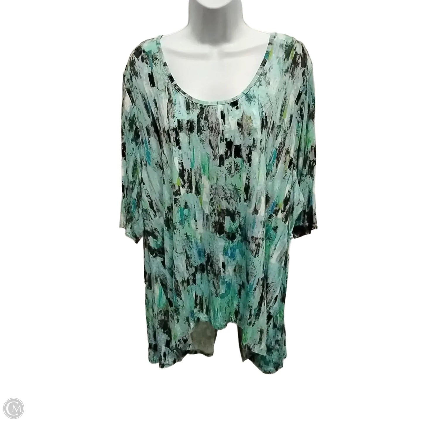 Top Long Sleeve By Premise Studio In Multi-colored, Size: 3x