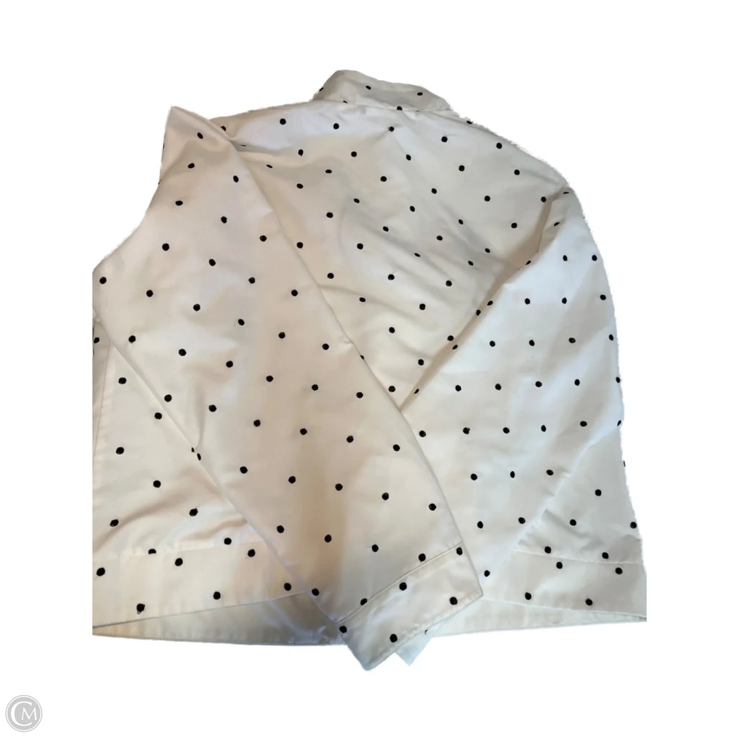 Athletic Jacket By Sag Harbor In White, Size: L