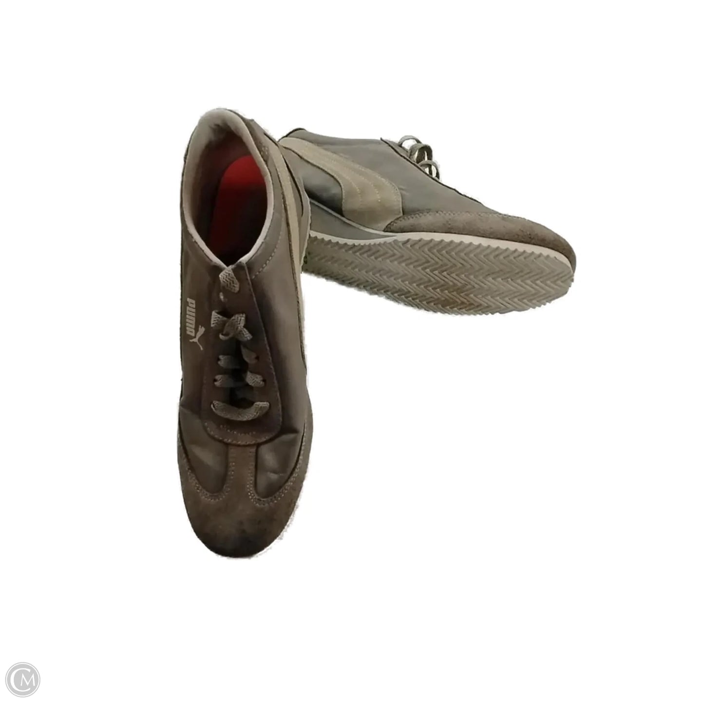 Shoes Sneakers By Puma In Grey, Size: 9