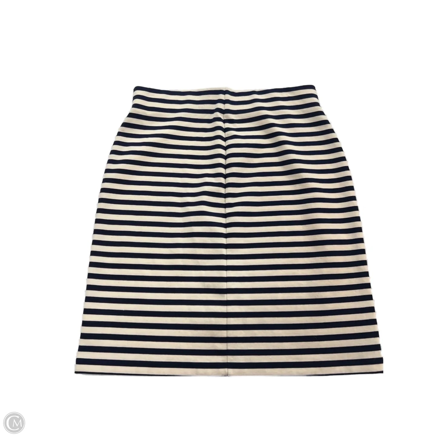 Skirt Midi By Old Navy In Blue & White, Size: M