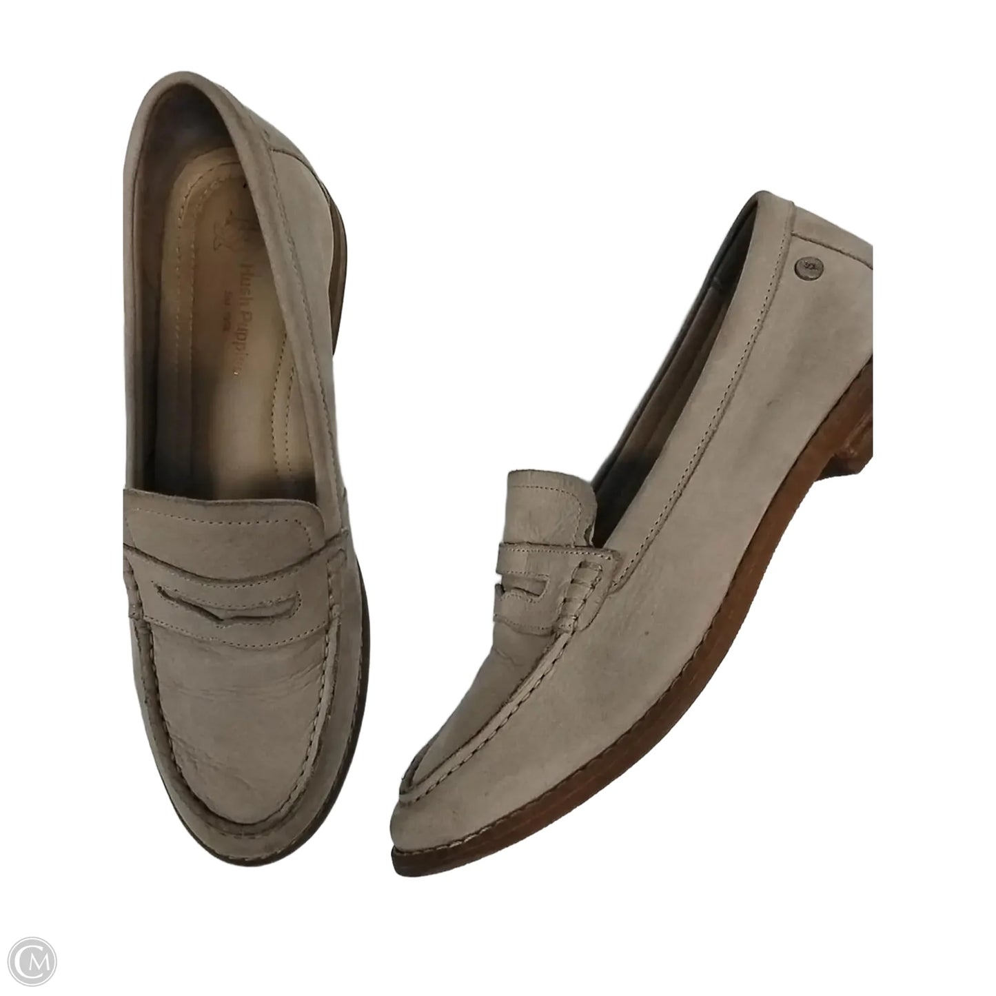 Shoes Flats By Hush Puppies In Brown, Size: 11