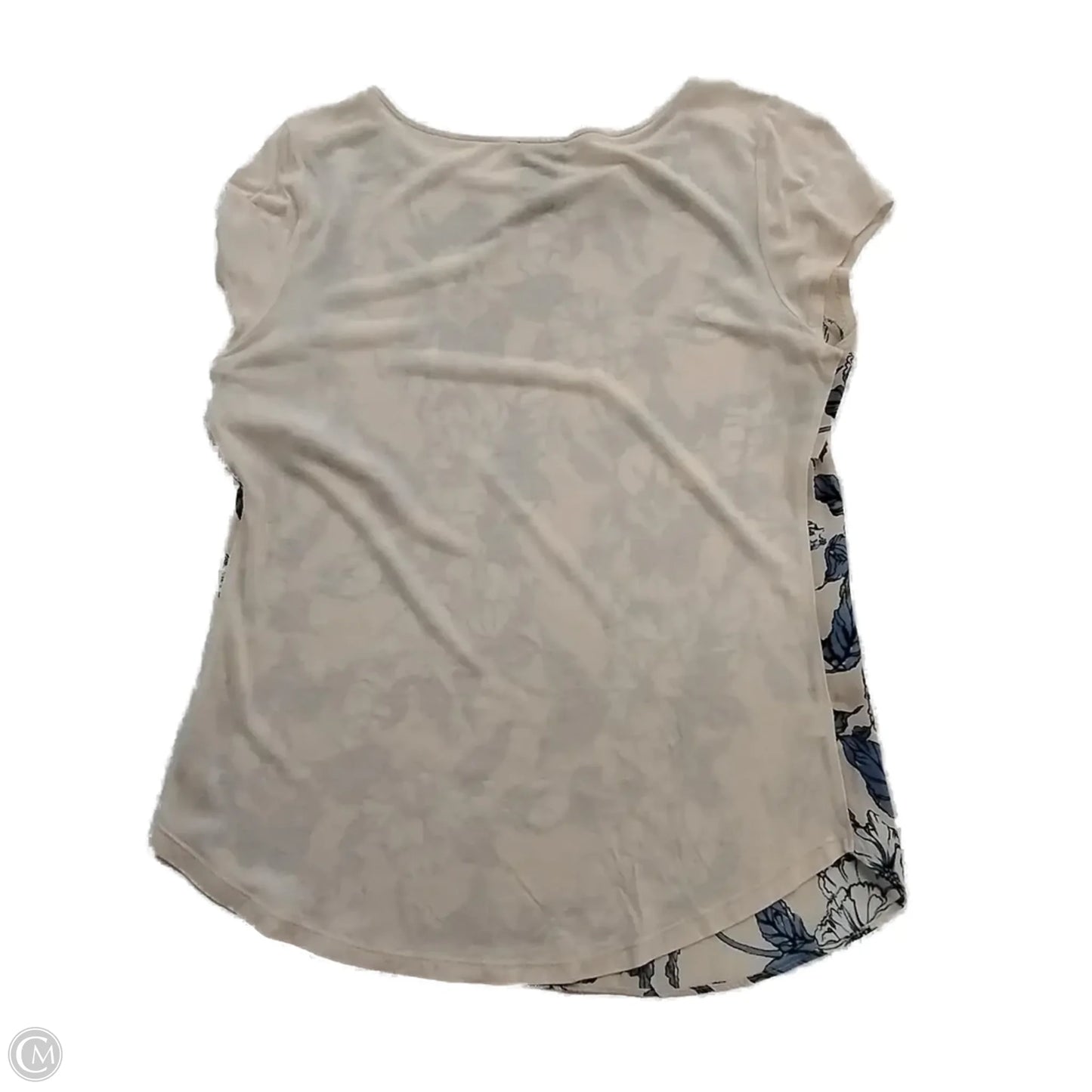 Blouse Short Sleeve By Ann Taylor In Pink, Size: Xxs