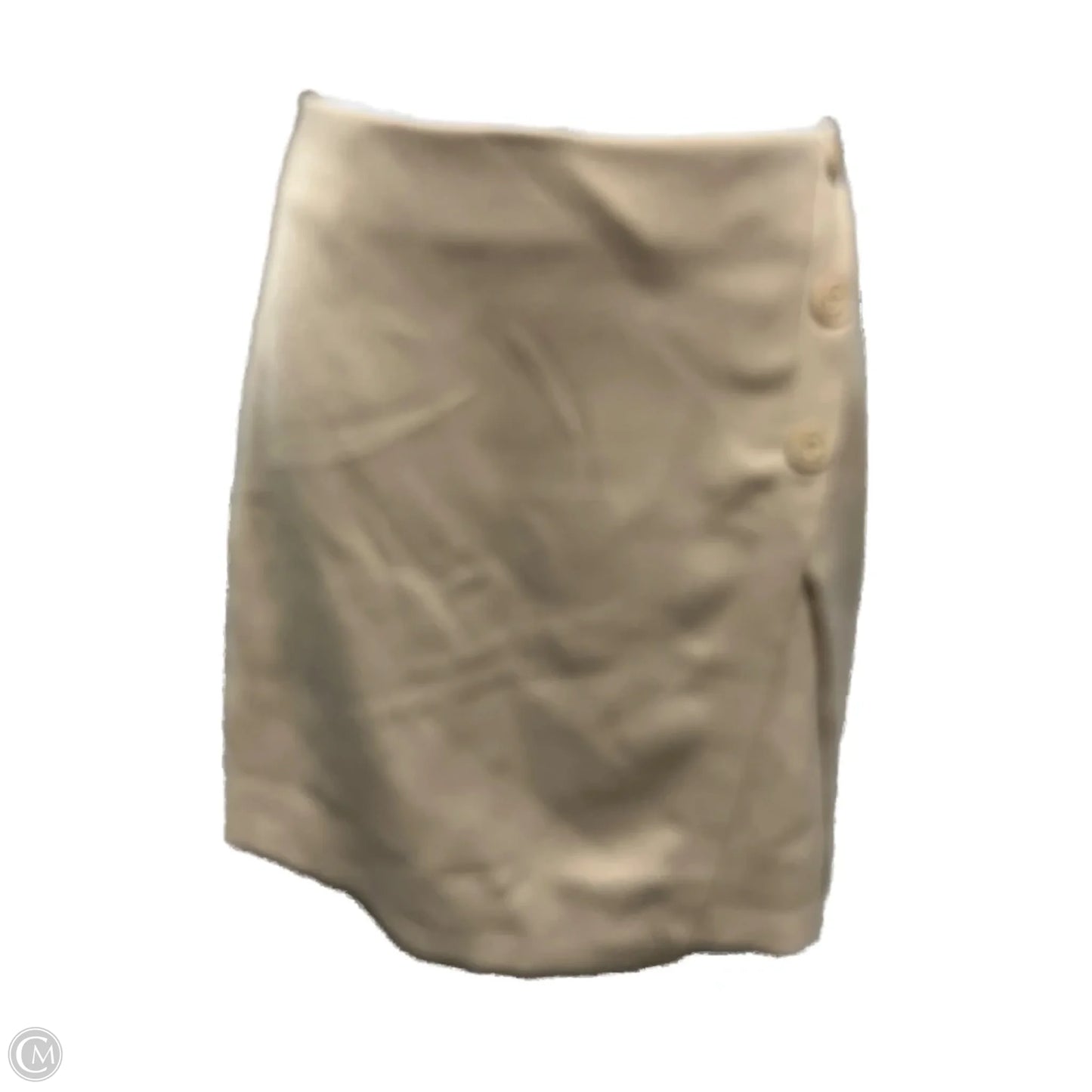 Skirt Midi By Clothes Mentor In Tan, Size: L