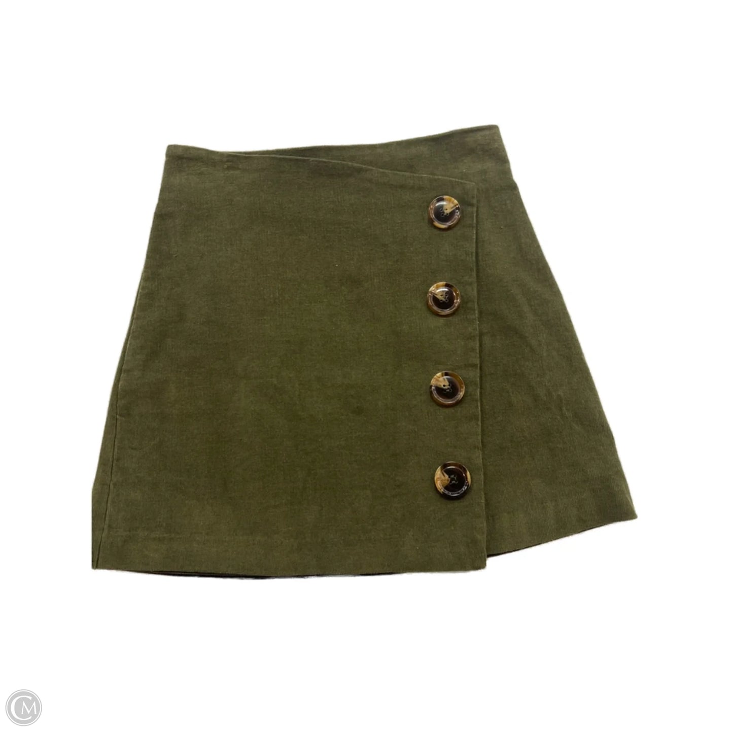 Skirt Mini & Short By Fashion On Earth In Green, Size: S
