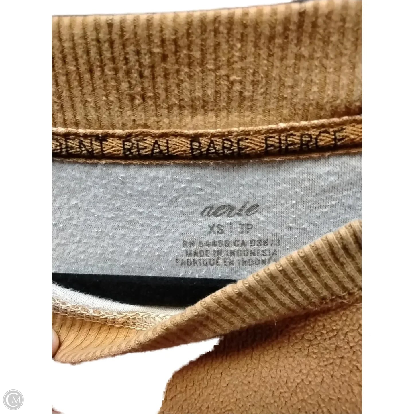 Sweatshirt Crewneck By Aerie In Brown, Size: Xs