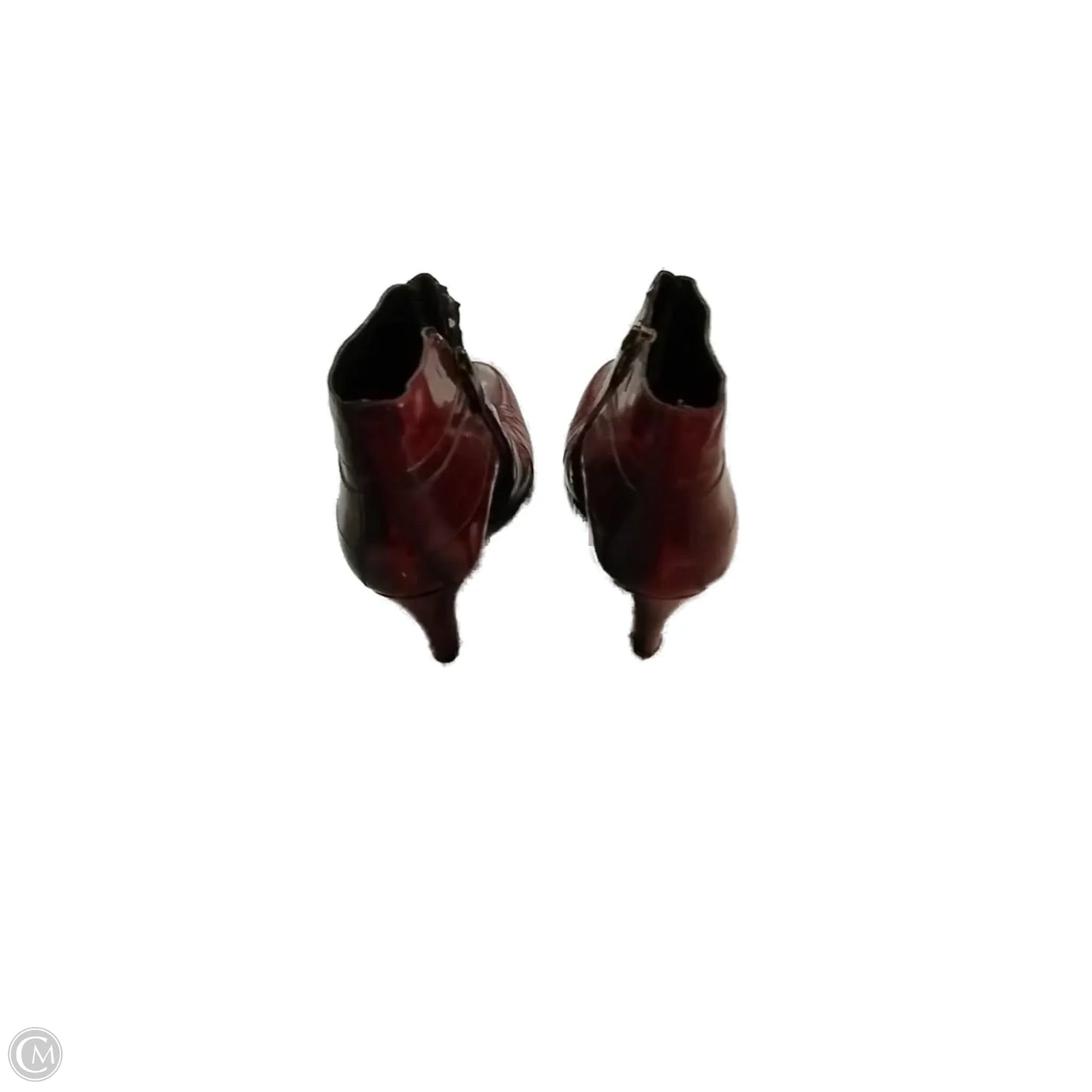 Boots Ankle Heels By Donald Pliner In Red, Size: 9