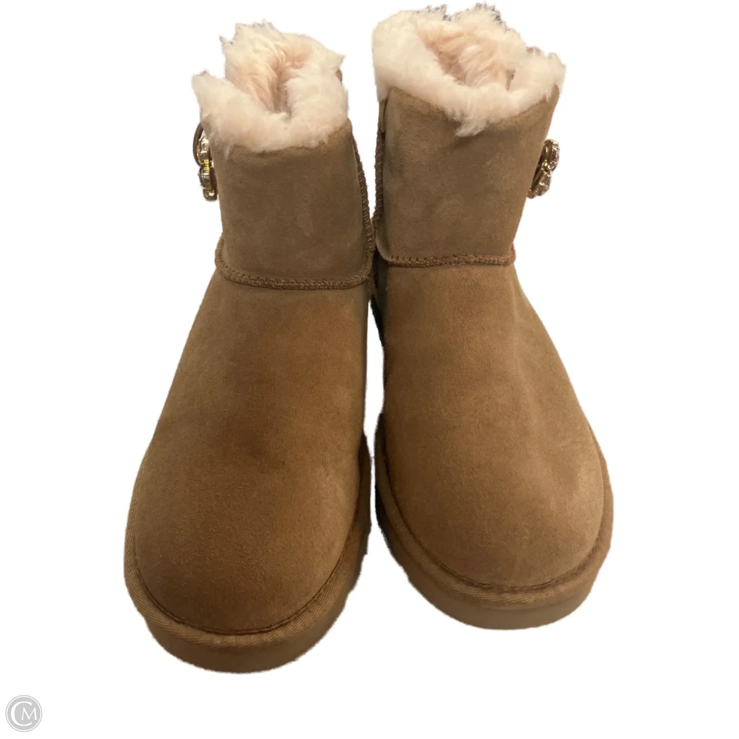 Boots Ankle Flats By Ugg In Tan, Size: 7