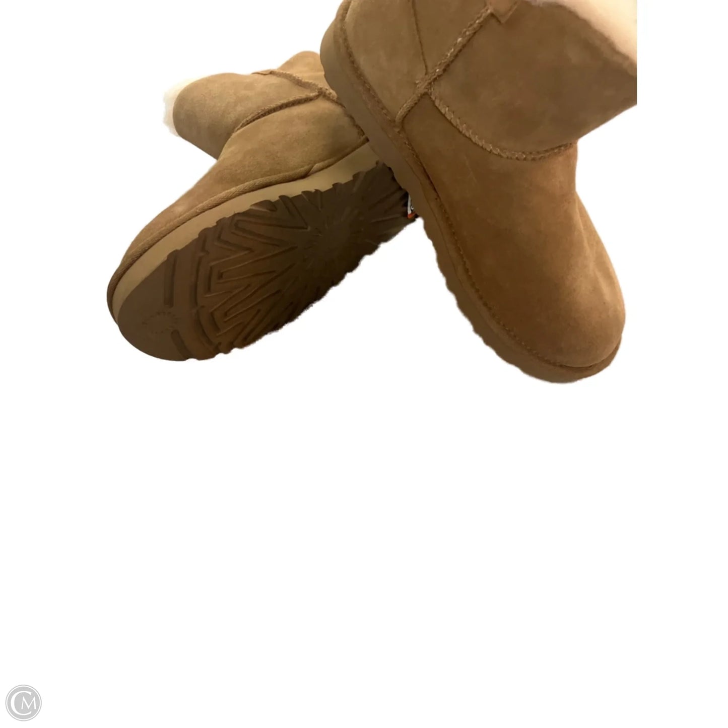 Boots Ankle Flats By Ugg In Tan, Size: 7