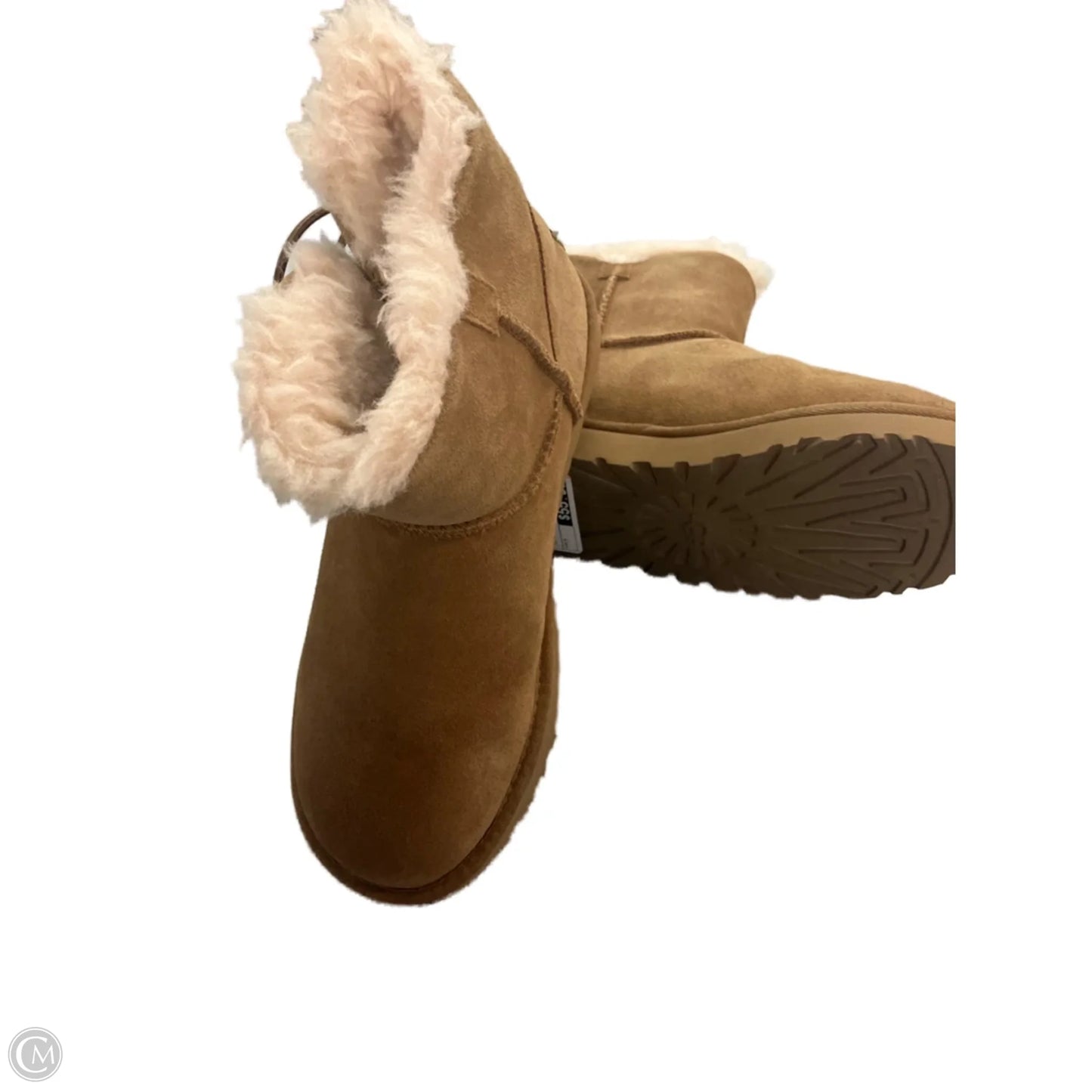 Boots Ankle Flats By Ugg In Tan, Size: 7