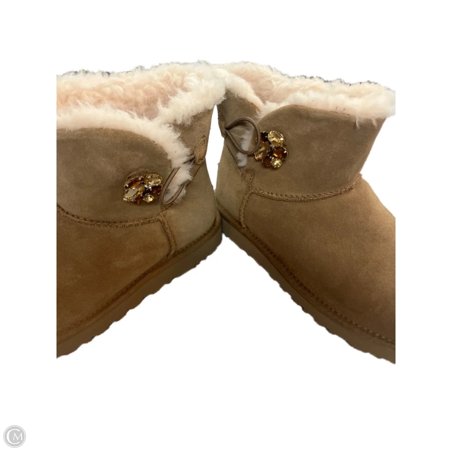 Boots Ankle Flats By Ugg In Tan, Size: 7