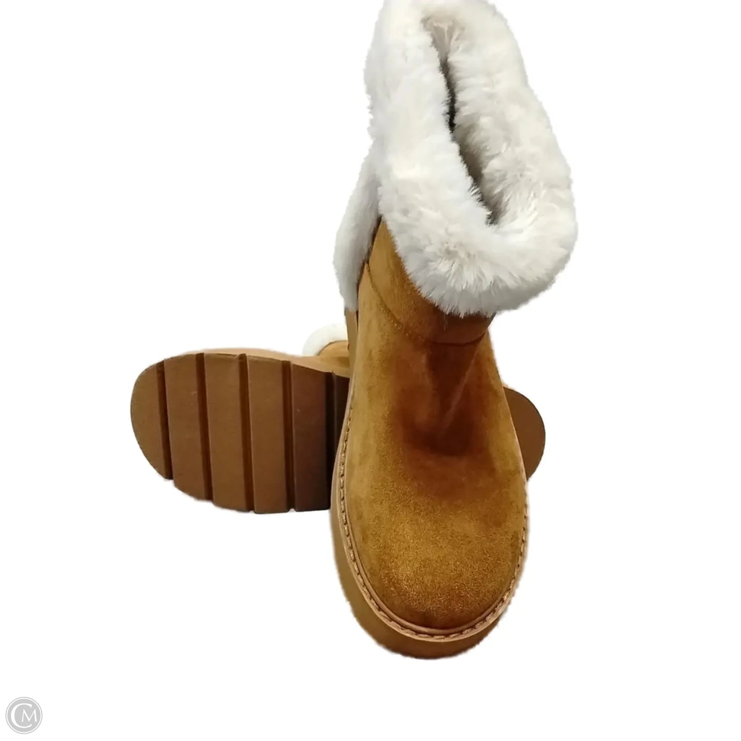 Boots Snow By Time And Tru In Brown, Size: 8