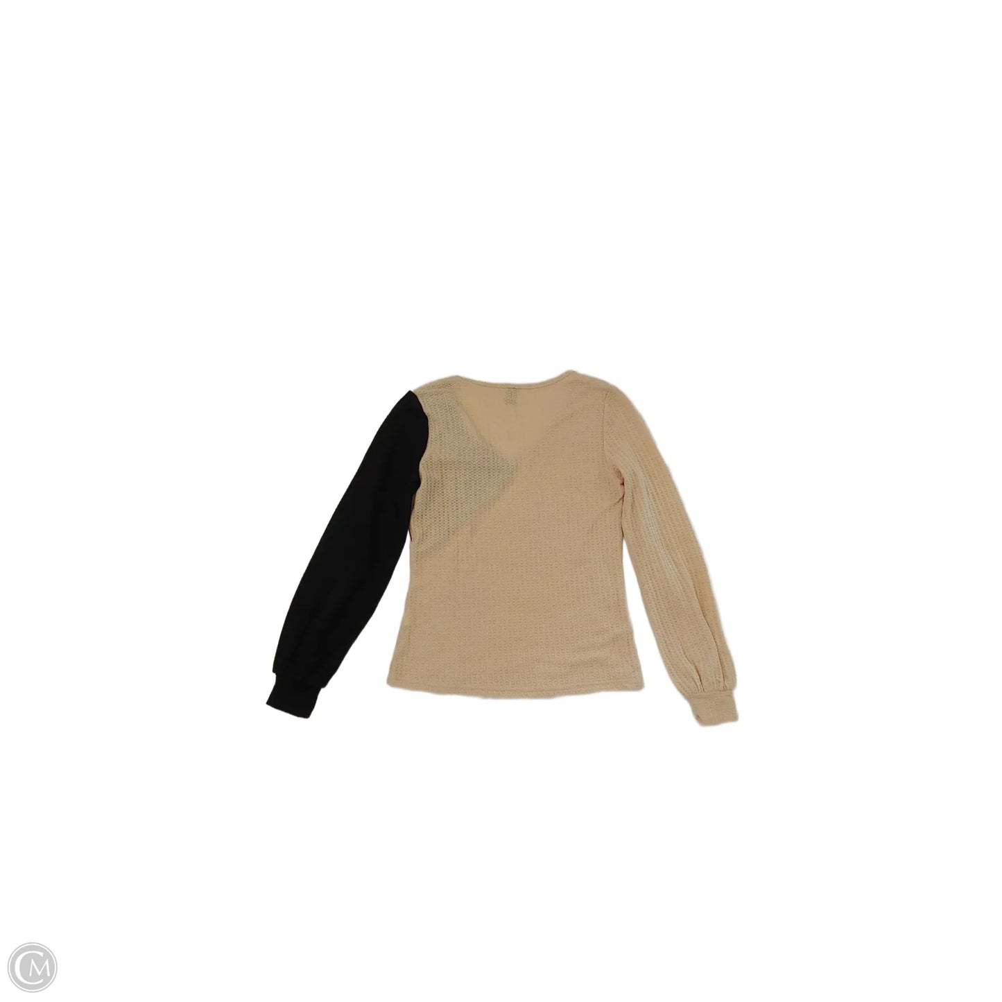 Sweater By Shein In Black & Tan, Size: S